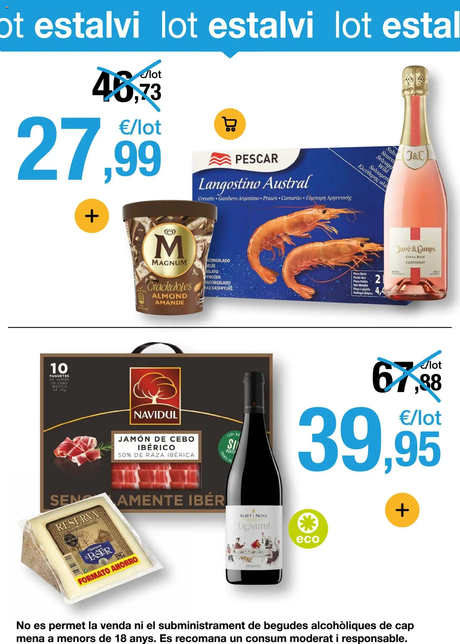 Bonpreu folleto │ válido desde el 25/08/2026 | Página: 28 | Productos: Jamón, Venda, Magnum, Peso