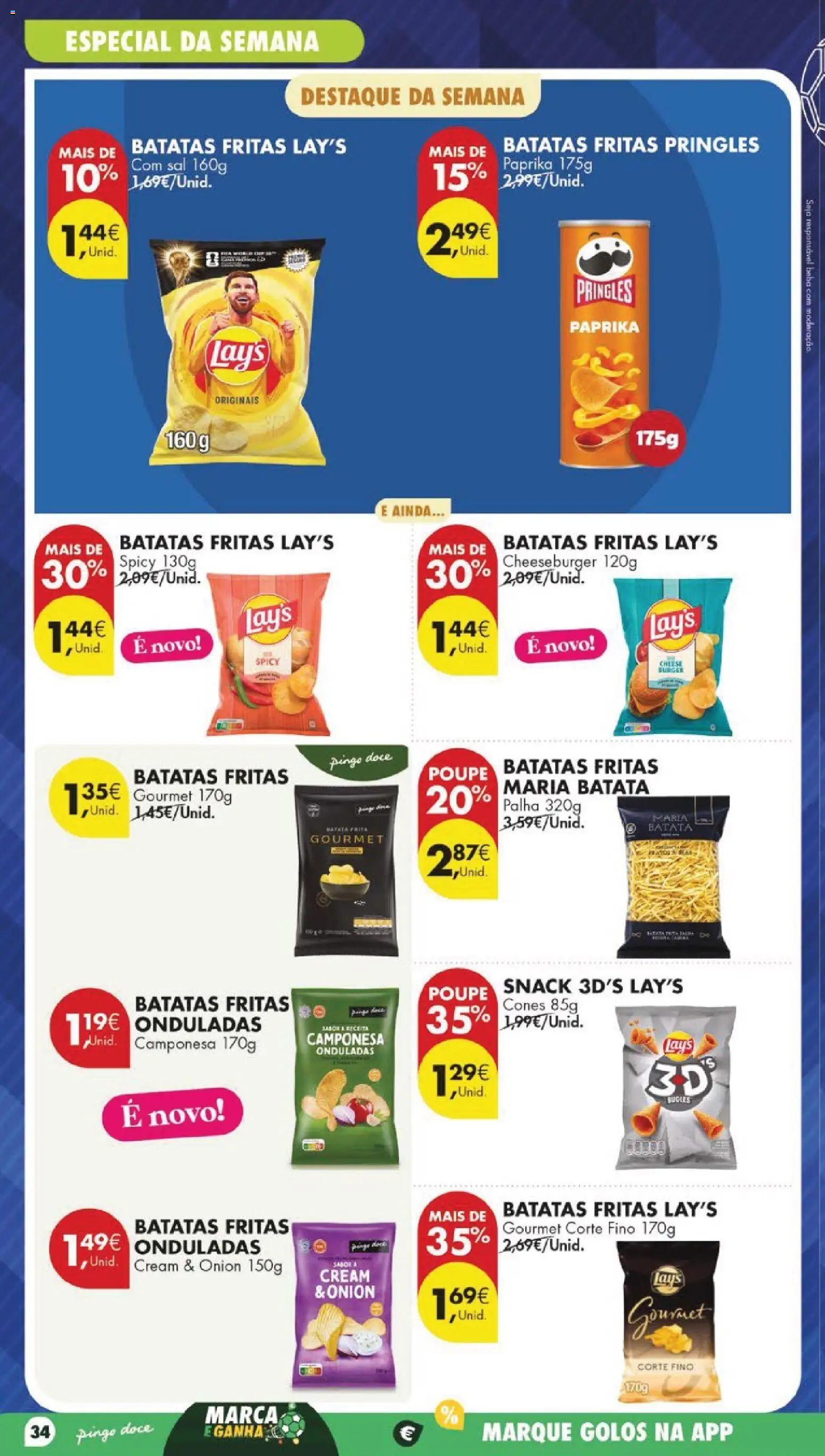 Pingo Doce folheto │ válido de 07/07/2026 | Página: 38 | Produtos: Batata, Batata frita, Sal, Batatas fritas