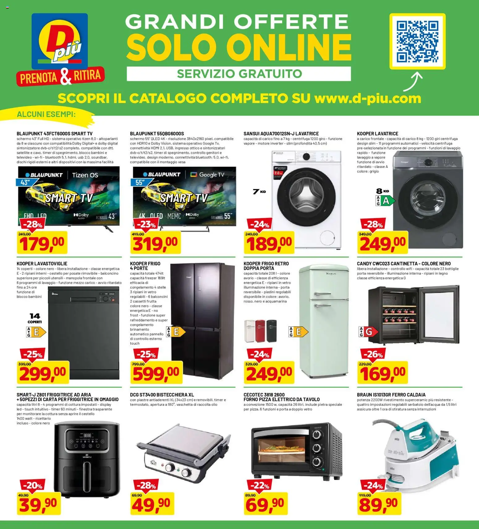 Volantino D Più del 30.04.2026 | Pagina: 18 | Prodotti: Posate, Pizza, Frutta, Friggitrice