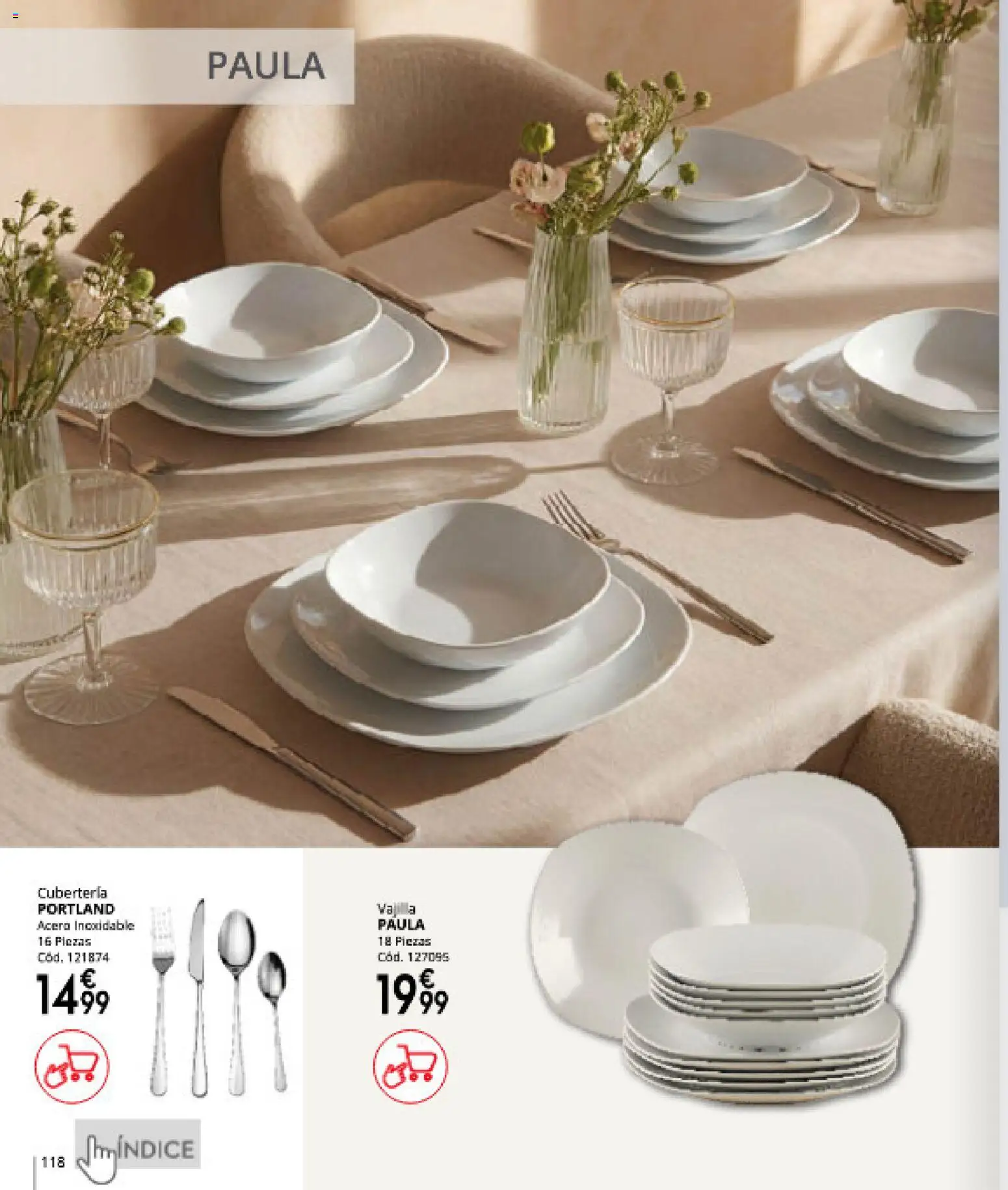 Conforama folleto │ válido desde el 16.04.2026 | Página: 118 | Productos: Cubertería
