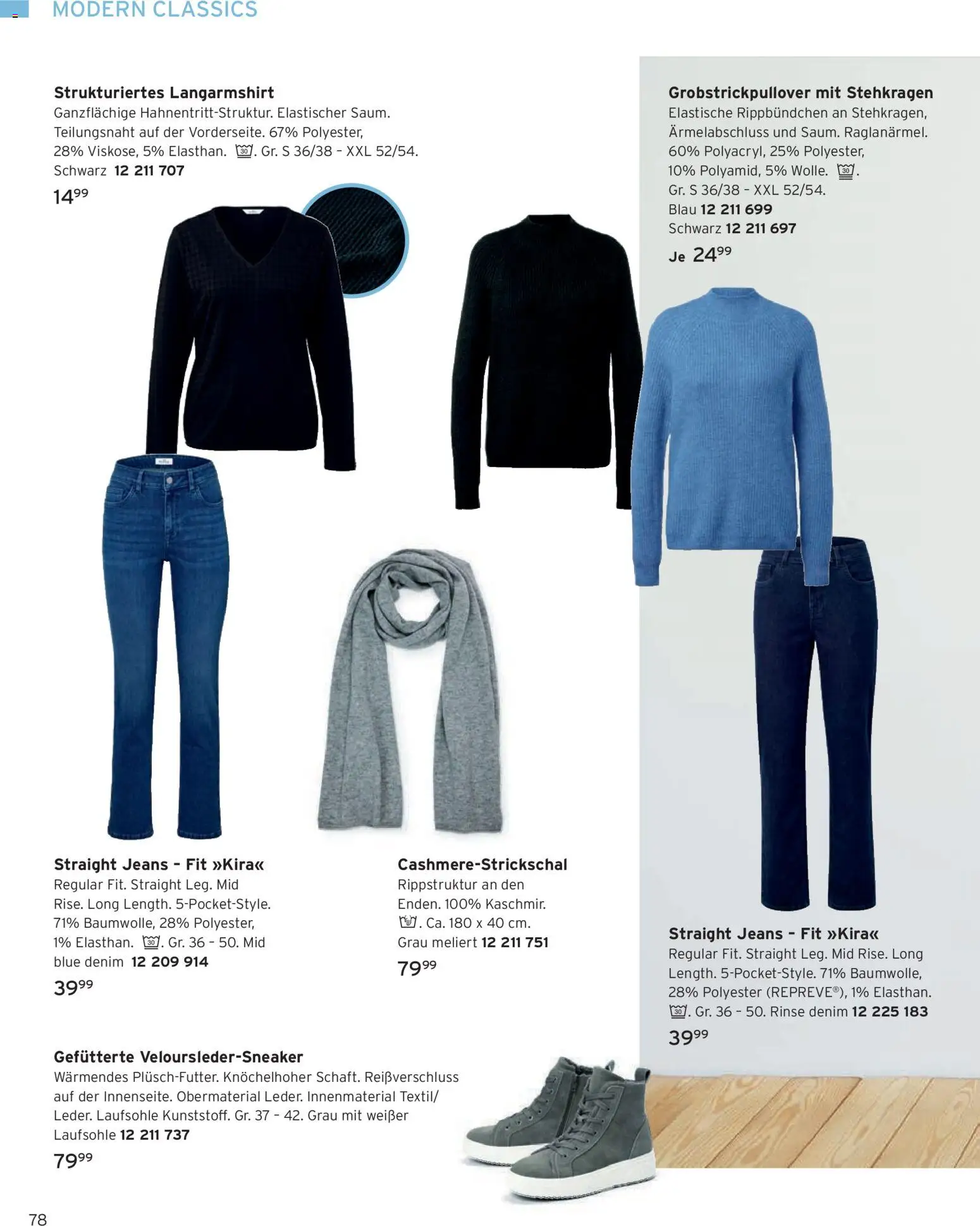 Angebote Tchibo – gültig ab 01.11.2026 | Seite: 78 | Produkte: Langarmshirt, Jeans