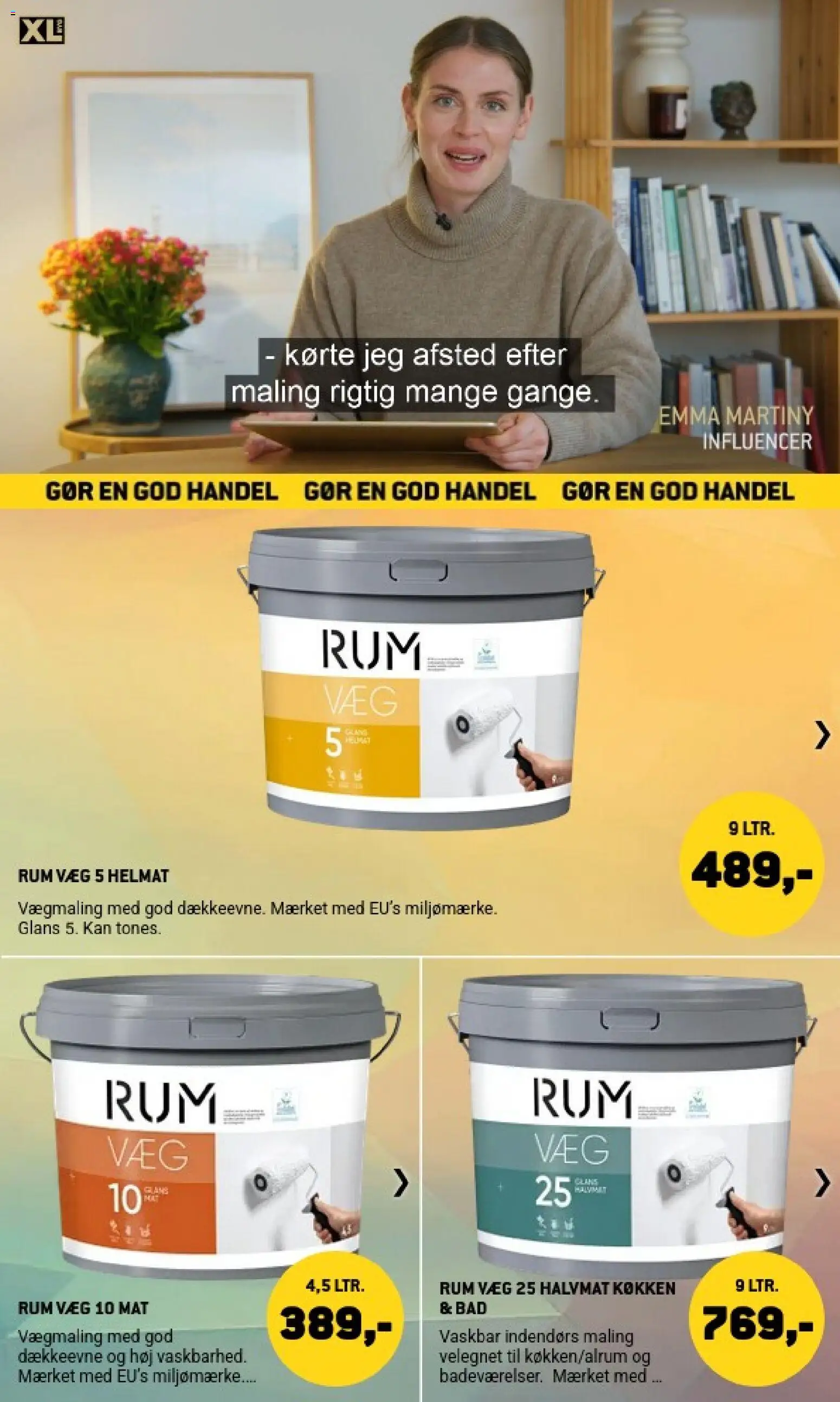 XL-BYG tilbudsavis – gyldig fra 09/10/2026 | Side: 9 | Produkter: Maling, Bad