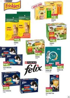 Náhled letáku Ratio leták od 01.07.2026 | Strana: 15 | Produkty: Felix, Felix fantastic, Purina, Party mix