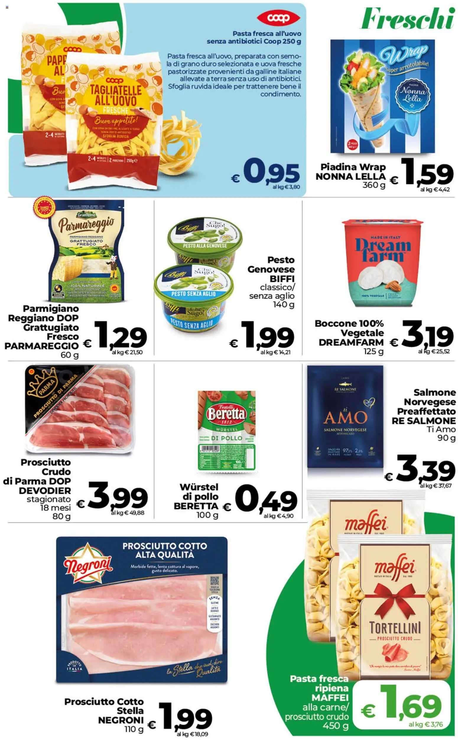 Volantino COOP del 23/10/2026 | Pagina: 6 | Prodotti: Pollo, Pesto, Piadina, Sugo
