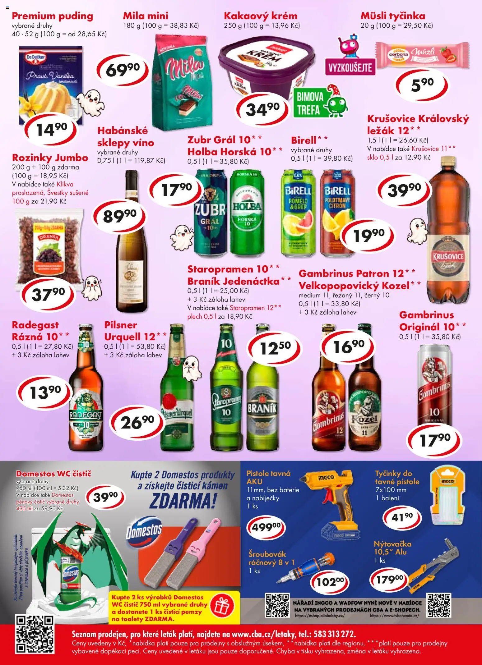 CBA leták od 28.10.2026 | Strana: 4 | Produkty: Citron, Domestos, Mila, Wc čistič