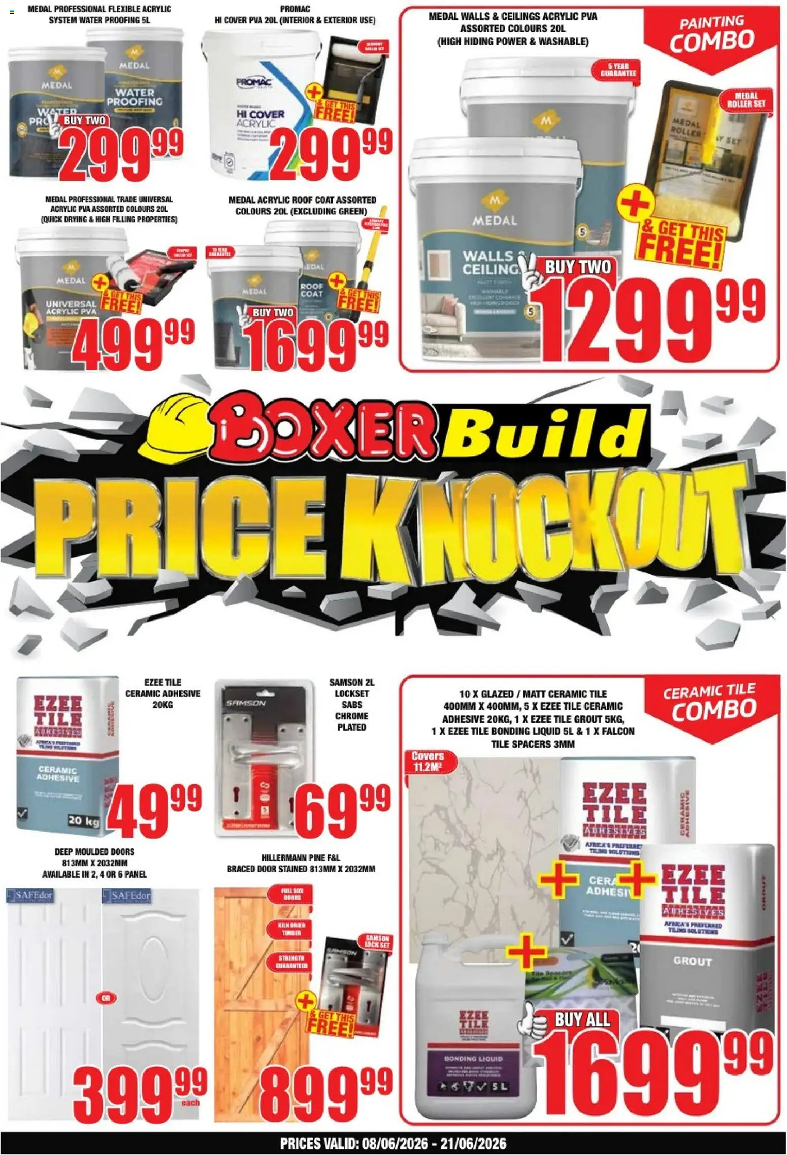 New Boxer catalogue – valid from 08.06.2026 | Page: 1 | Products: Coat, Cover, Adhesive, Bonding liquid