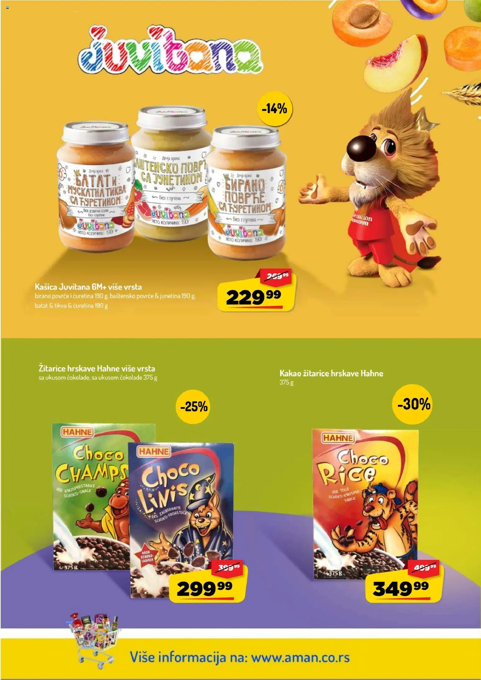 Aman katalog - važi od 28.09.2026 | Strana: 46 | Proizvode: Žitarice, Kakao, Tikva, Povrće