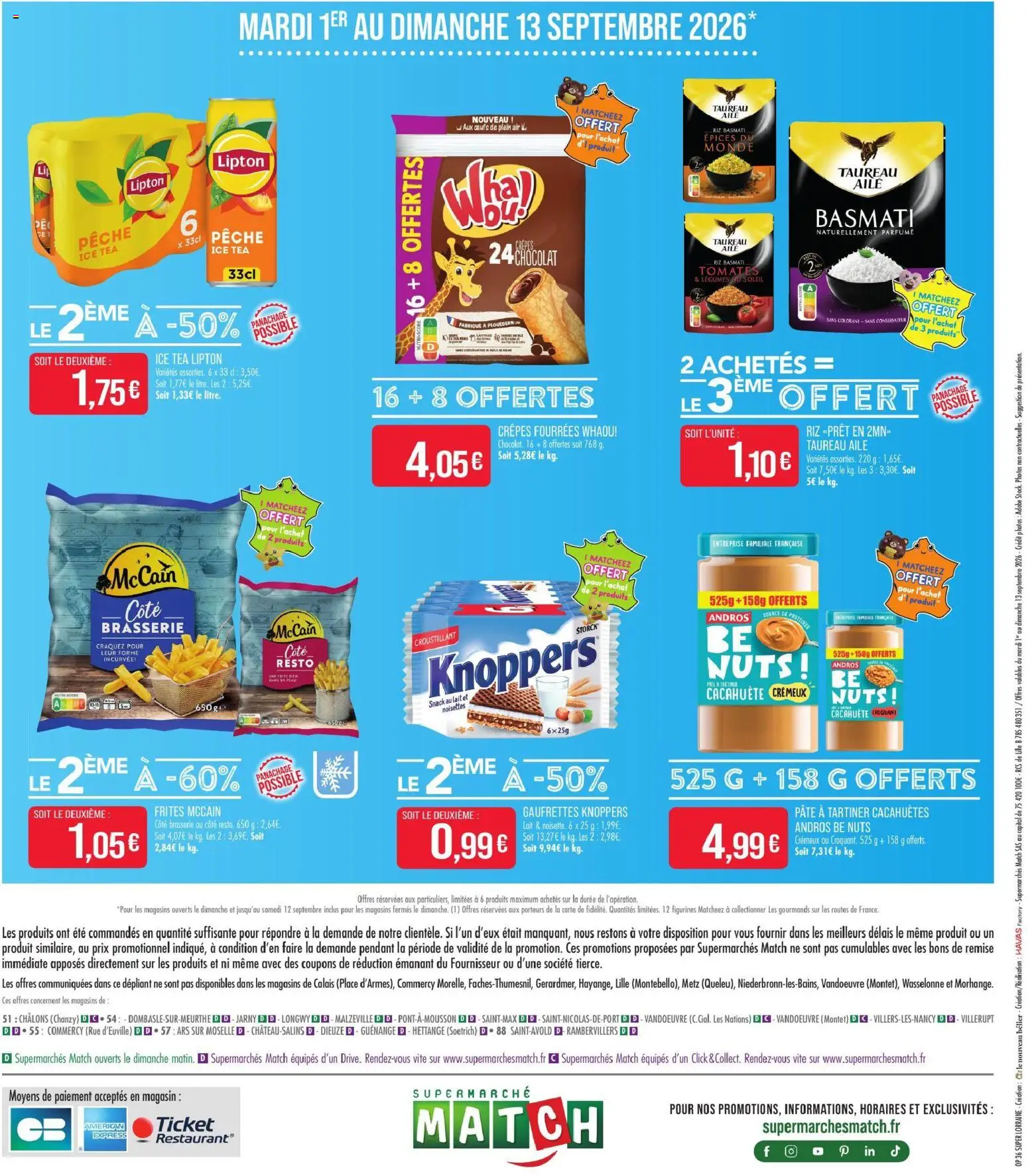 {H1} | Page: 26 | Produits: Cacahuète, Crêpes, Pâte à tartiner, Œufs