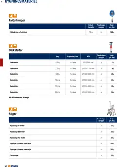 Stark - Kom og lej med os gyldig fra 01.01.2026 | Side: 42 | Produkter: Bøjle, Kabel