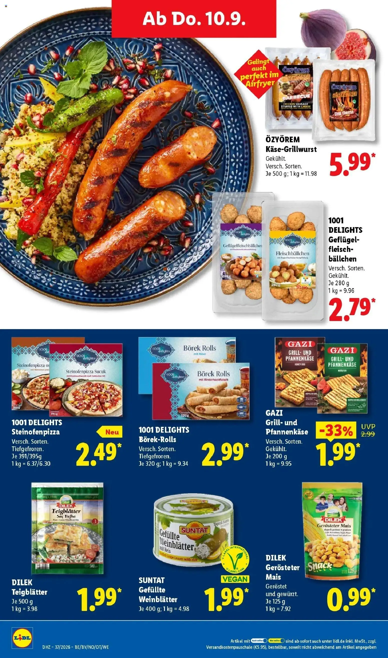 Lidl Prospekt Grimma (ab 07.09.2026) zum Blättern » Angebote | Seite: 58 | Produkte: Mais, Chili, Pizza, Reis