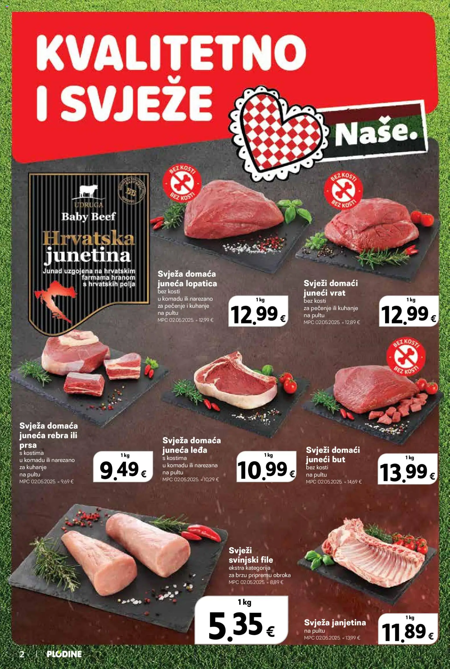 Plodine katalog | vrijedi od 01.07.2026 | Stranica: 2