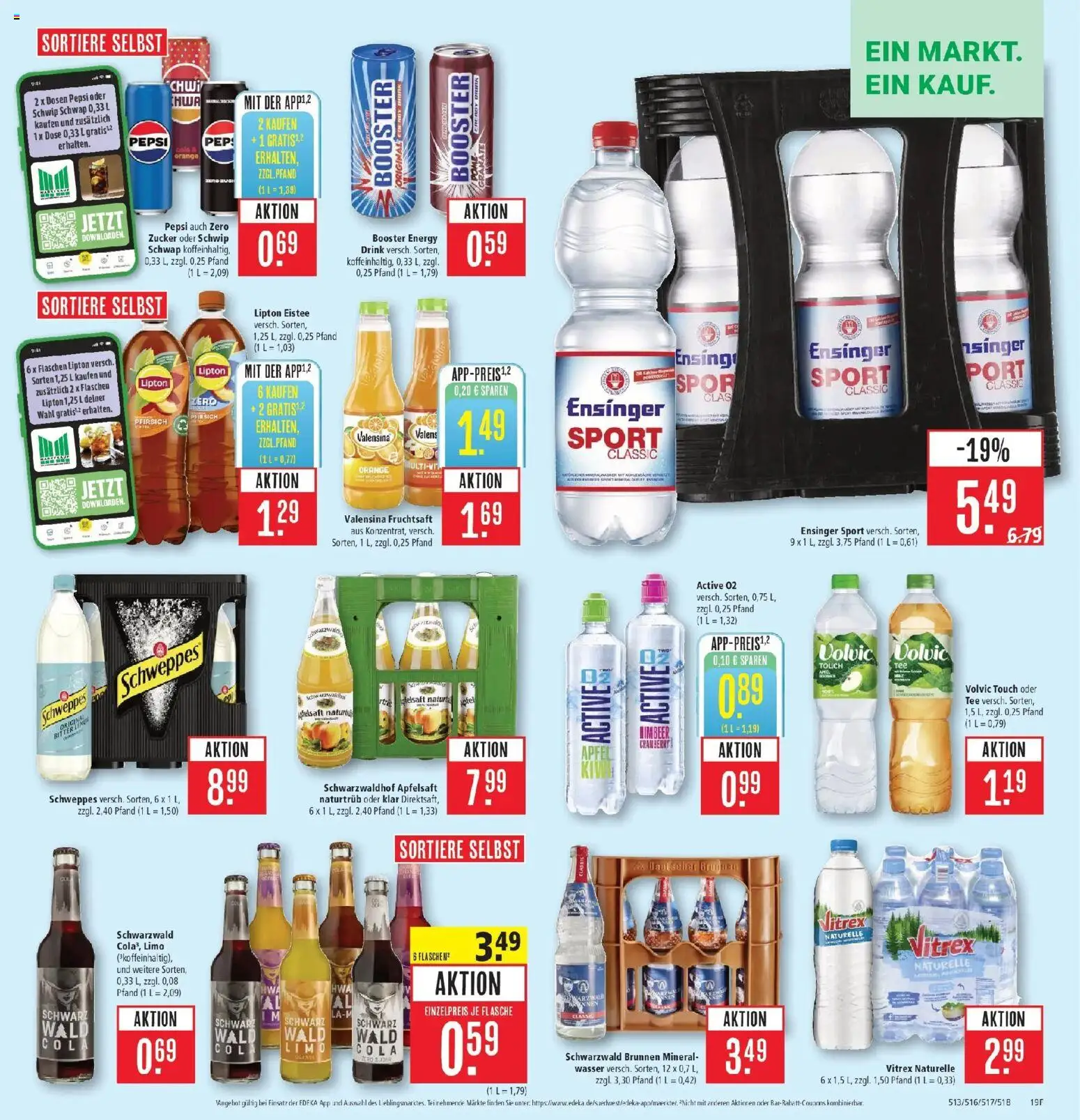 Marktkauf Prospekt Böblingen (ab 07.09.2026) » Angebote online | Seite: 27 | Produkte: Volvic touch, Schweppes, Pfirsich, Pepsi