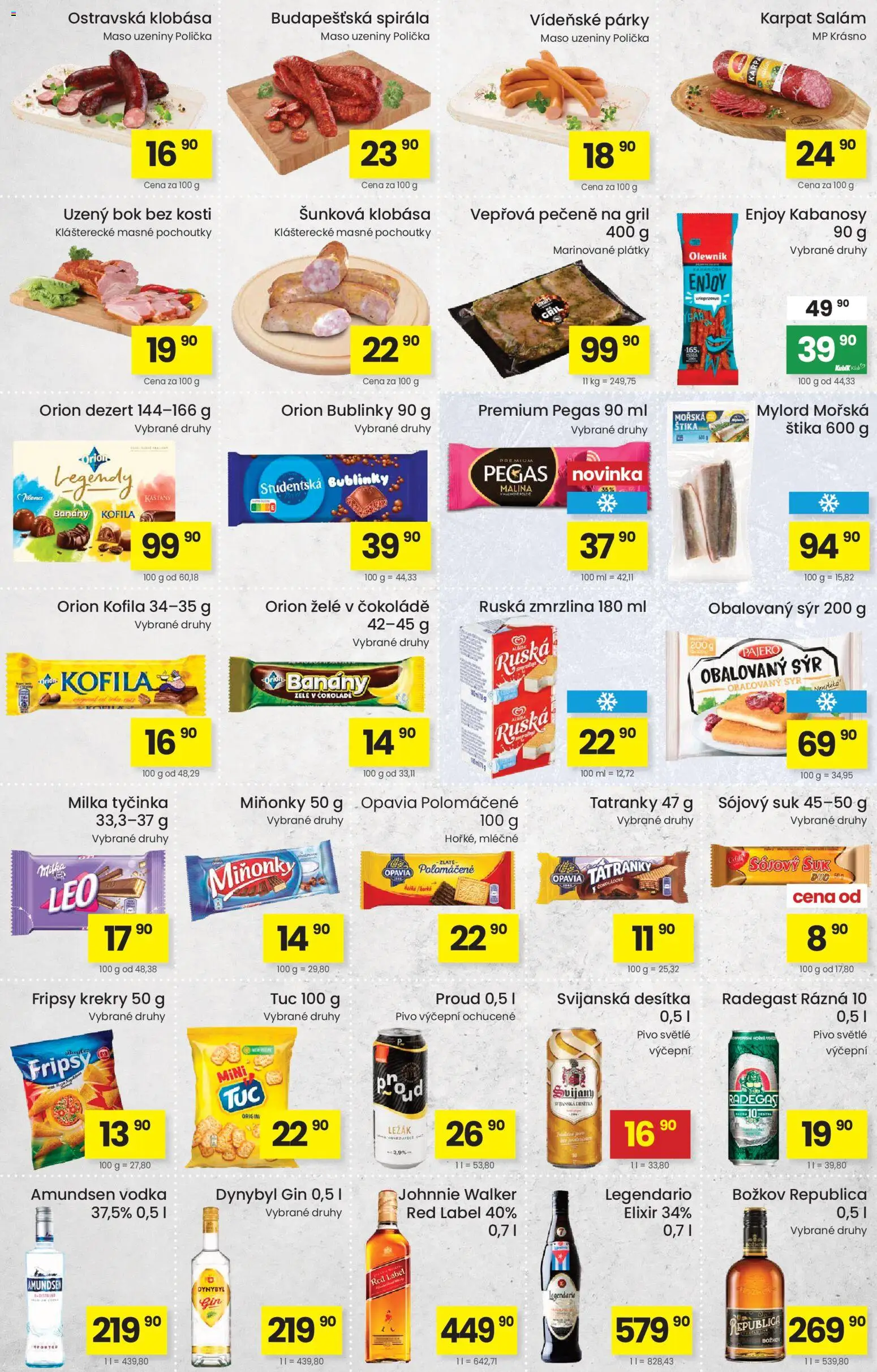 Kubík leták od 26.05.2026 | Strana: 3 | Produkty: Polička, Milka, Pivo, Svijany