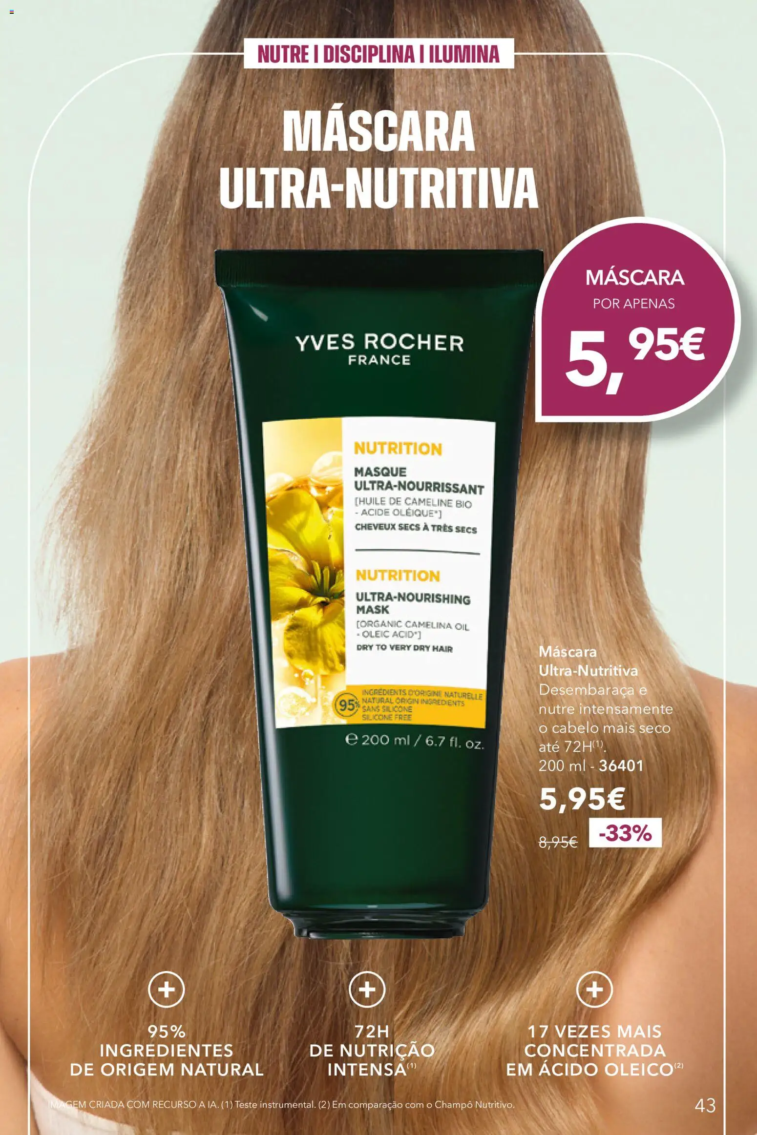 Yves Rocher Catalogo 13 │ válido de 21/10/2026 | Página: 43 | Produtos: Champô, Ingredientes