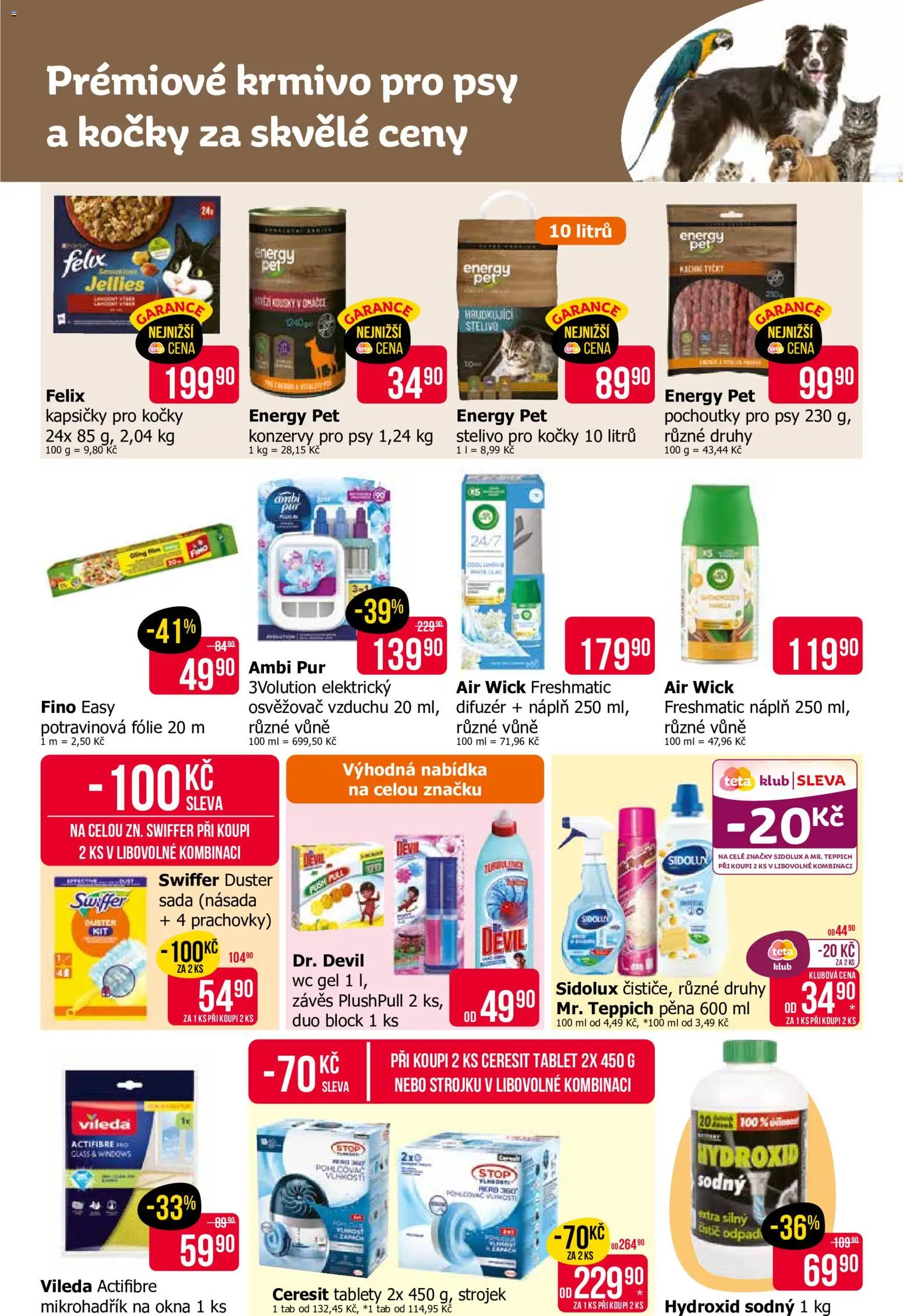TETA Drogerie leták od 24.09.2026 | Strana: 15 | Produkty: Difuzér, Kapsičky pro kočky, Osvěžovač vzduchu, Kapsičky