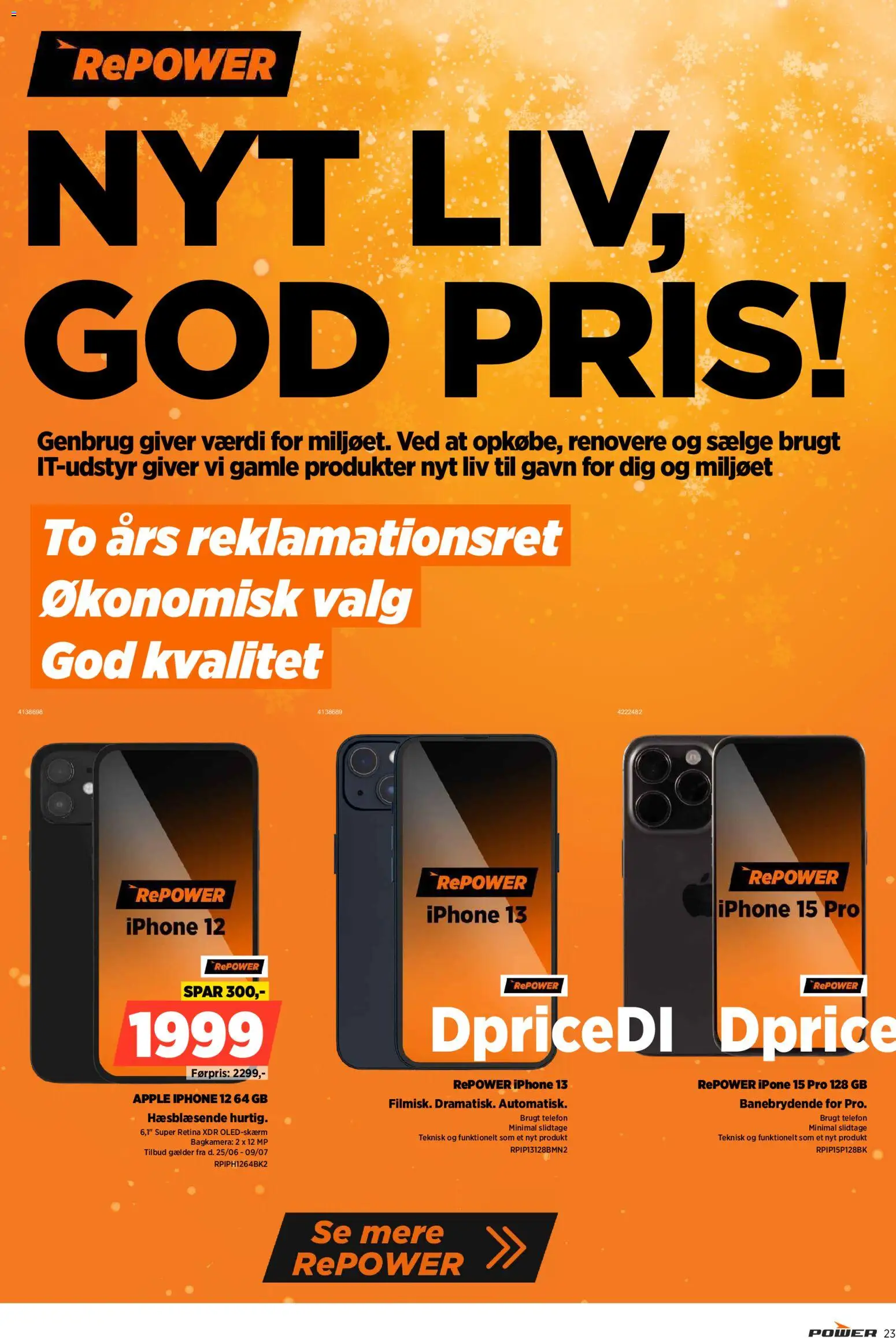 Power tilbudsavis – gyldig fra 26/05/2026 | Side: 23 | Produkter: Telefon, Søm