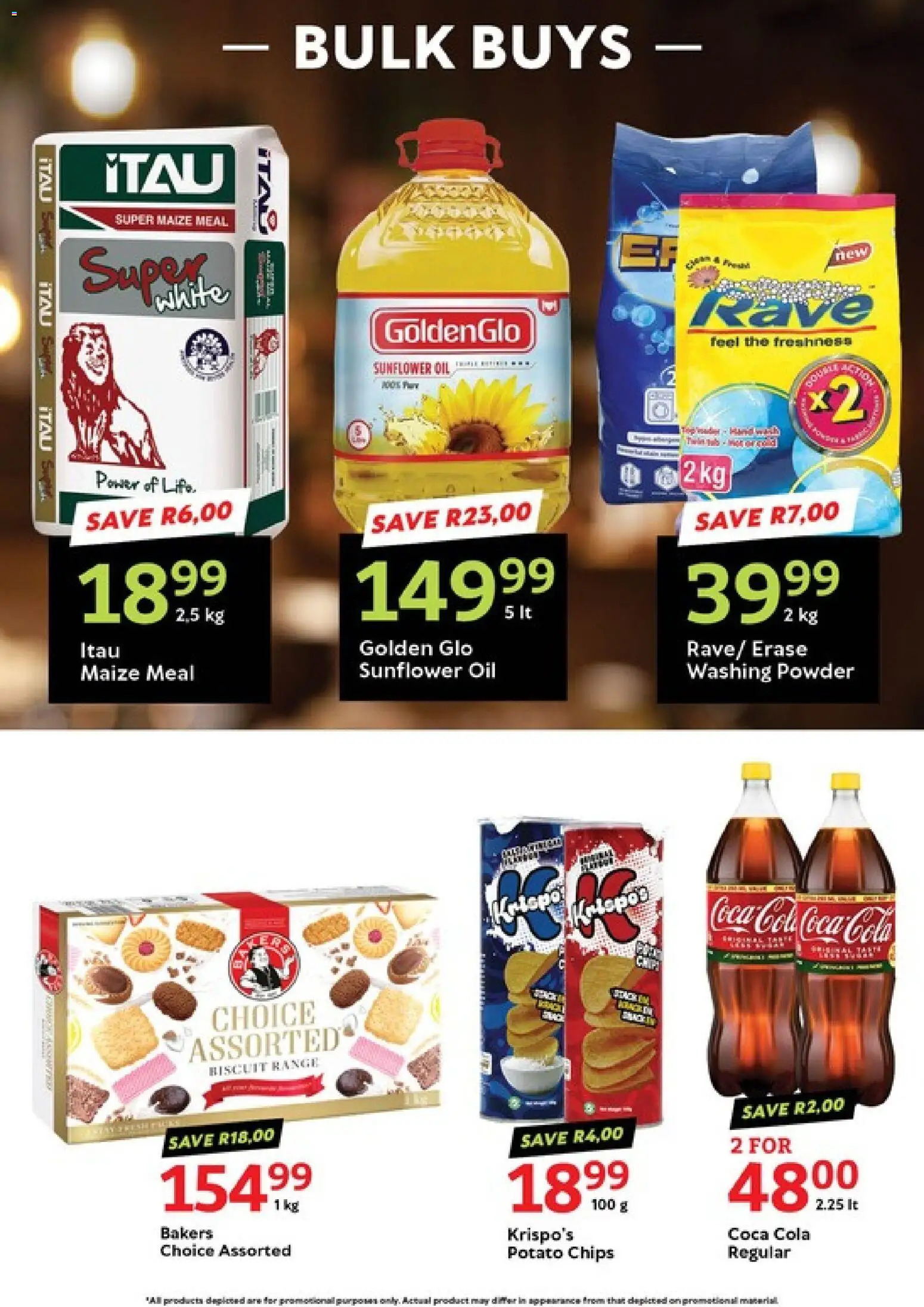 New Oxford Freshmarket catalogue – valid from 13/10/2026 | Page: 5 | Products: Maize meal, Powder, Chips, Washing powder