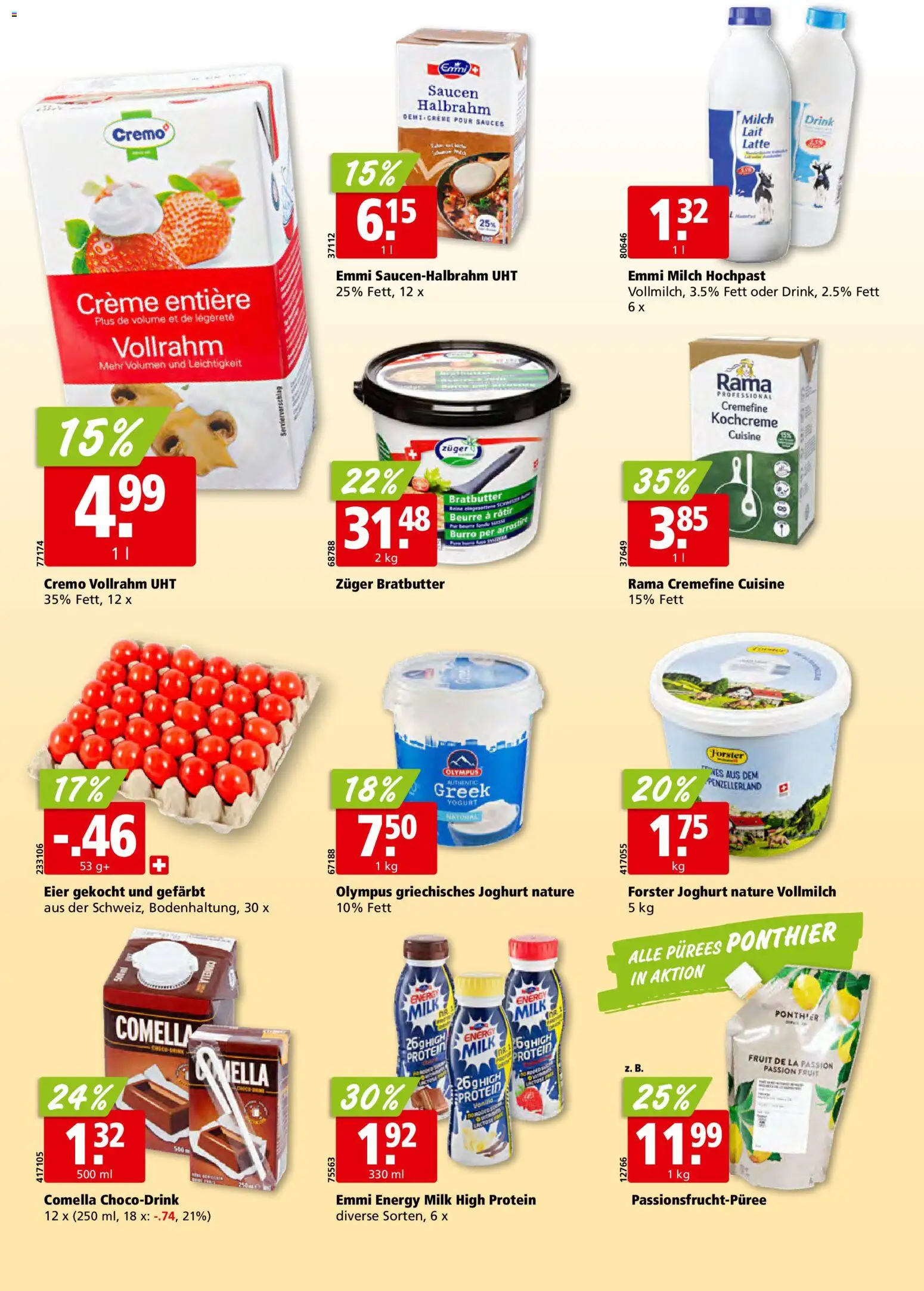 Aligro aktionen – gültig ab 14.09.2026 | Seite: 14 | Produkte: Milch, Joghurt, Eier, Creme