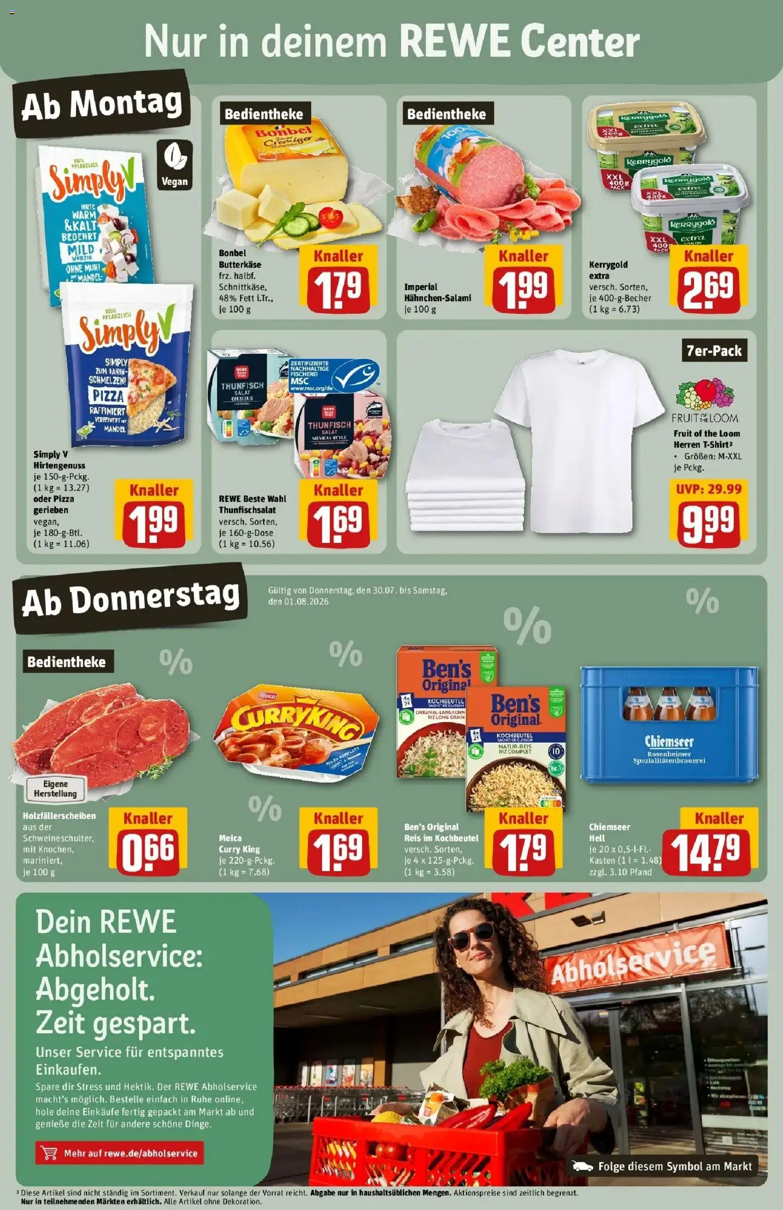 Rewe Prospekt Neuwied – gültig ab 27.07.2026 | Seite: 3 | Produkte: Thunfisch, Meica, Pizza, Reis
