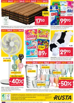 Forhåndsvisning av Gott & Blandat godteri, 480-600 g. (Enhetspris 74,17–92,71/kg). gyldig fra 06/07/2026 | Side: 16
