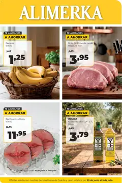Vista previa Alimerka folleto Castilla y León válido desde el 29/06/2026