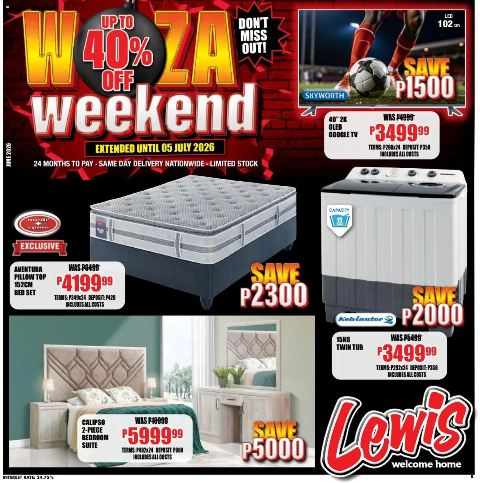 New Lewis Stores catalogue – valid from 22/06/2026 | Page: 1