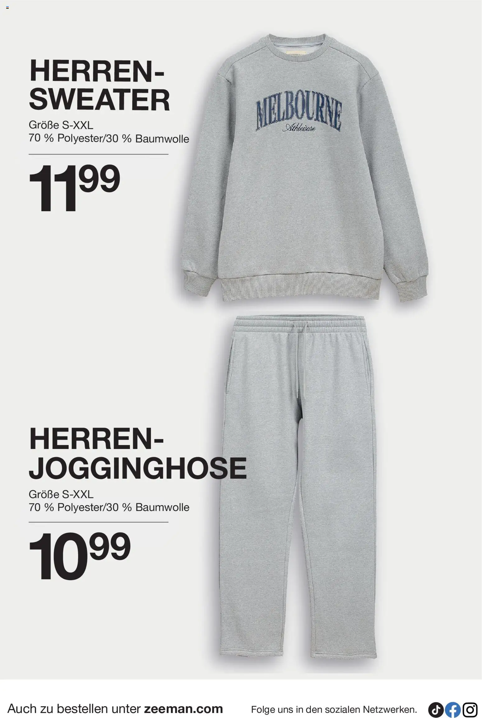 Zeeman Prospekt – gültig ab 05.09.2026 | Seite: 10 | Produkte: Jogginghose