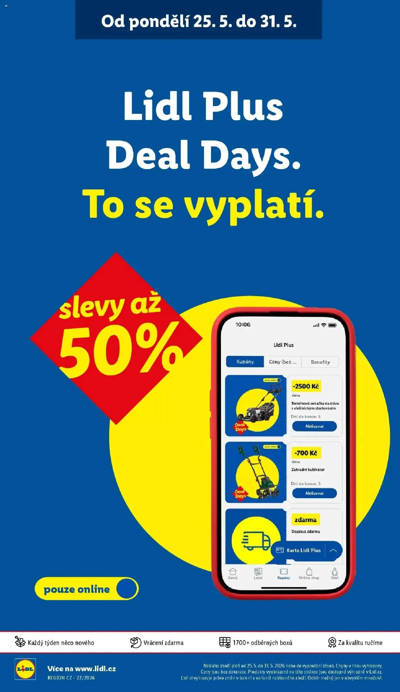Lidl aktuální leták od 25.05.2026 | Strana: 44 | Produkty: Kultivátor, Zahradní kultivátor, Sekačka
