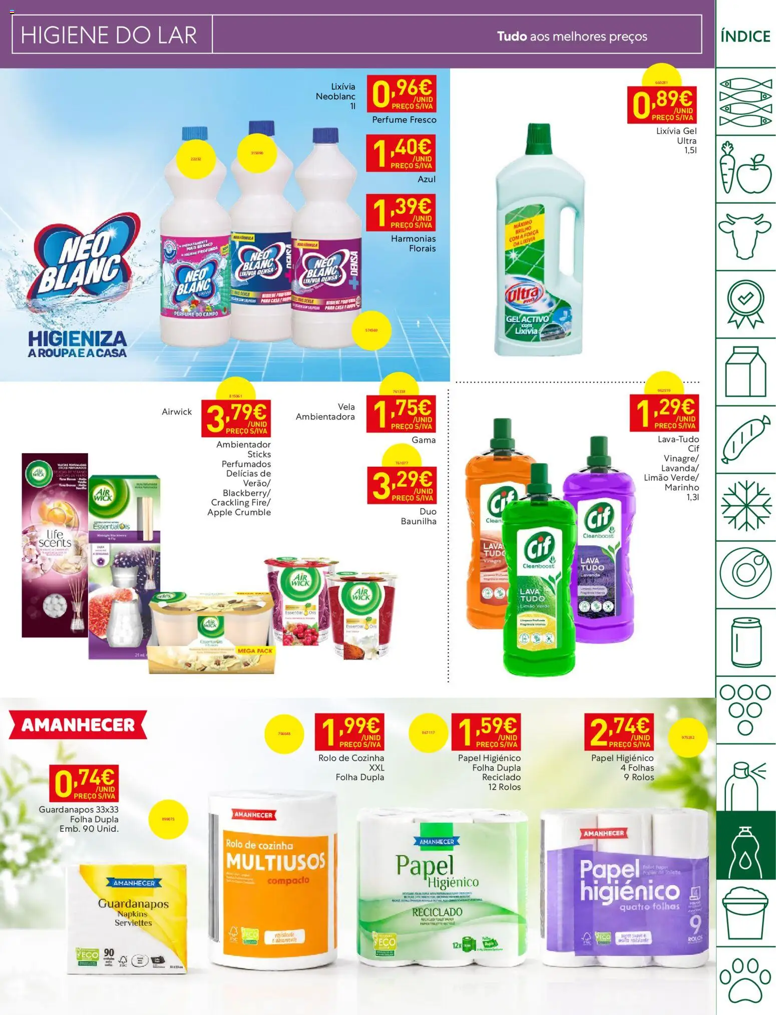 Recheio folheto │ válido de 21/07/2026 | Página: 37 | Produtos: Vinagre, Papel higiénico, Perfume, Guardanapos