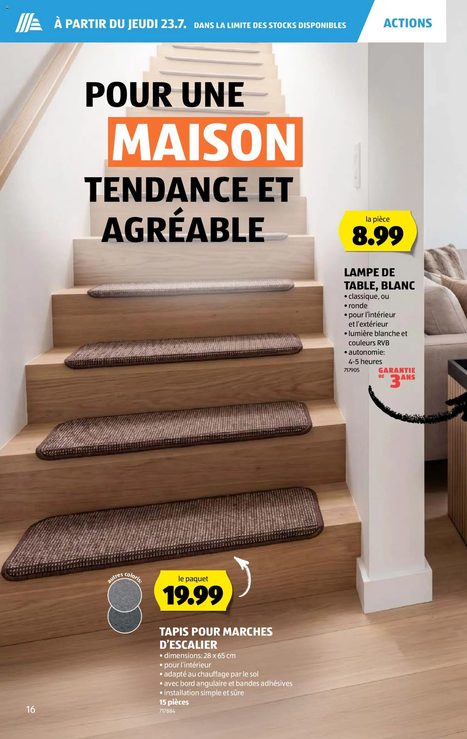 Aldi aktionen FR – gültig ab 23.07.2026 | Seite: 16 | Produkte: Lampe