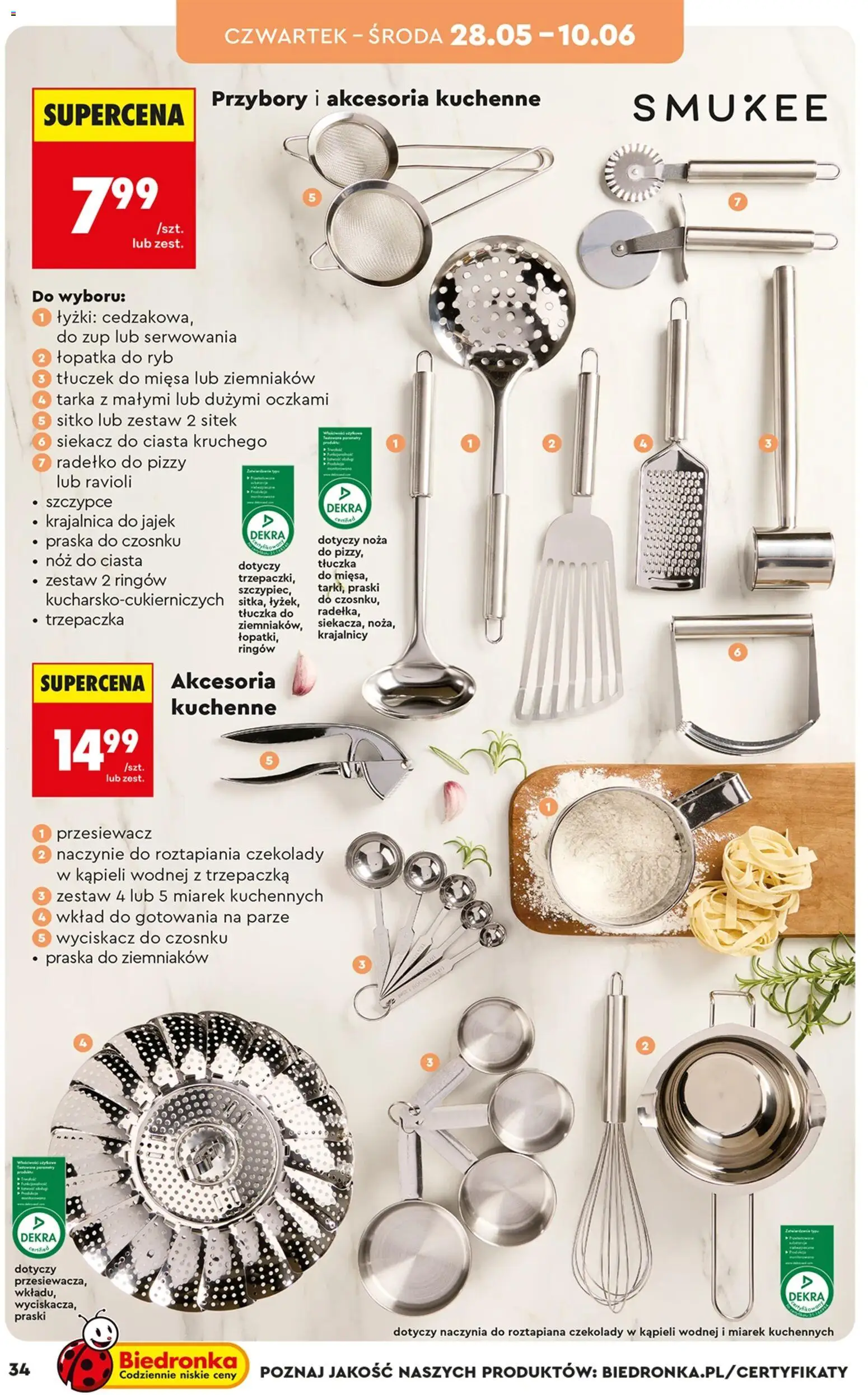 Biedronka gazetka - Hity i inspiracje od 25.05.2026 | Strona: 36 | Produkty: Czekolady, Krajalnica, Trzepaczka