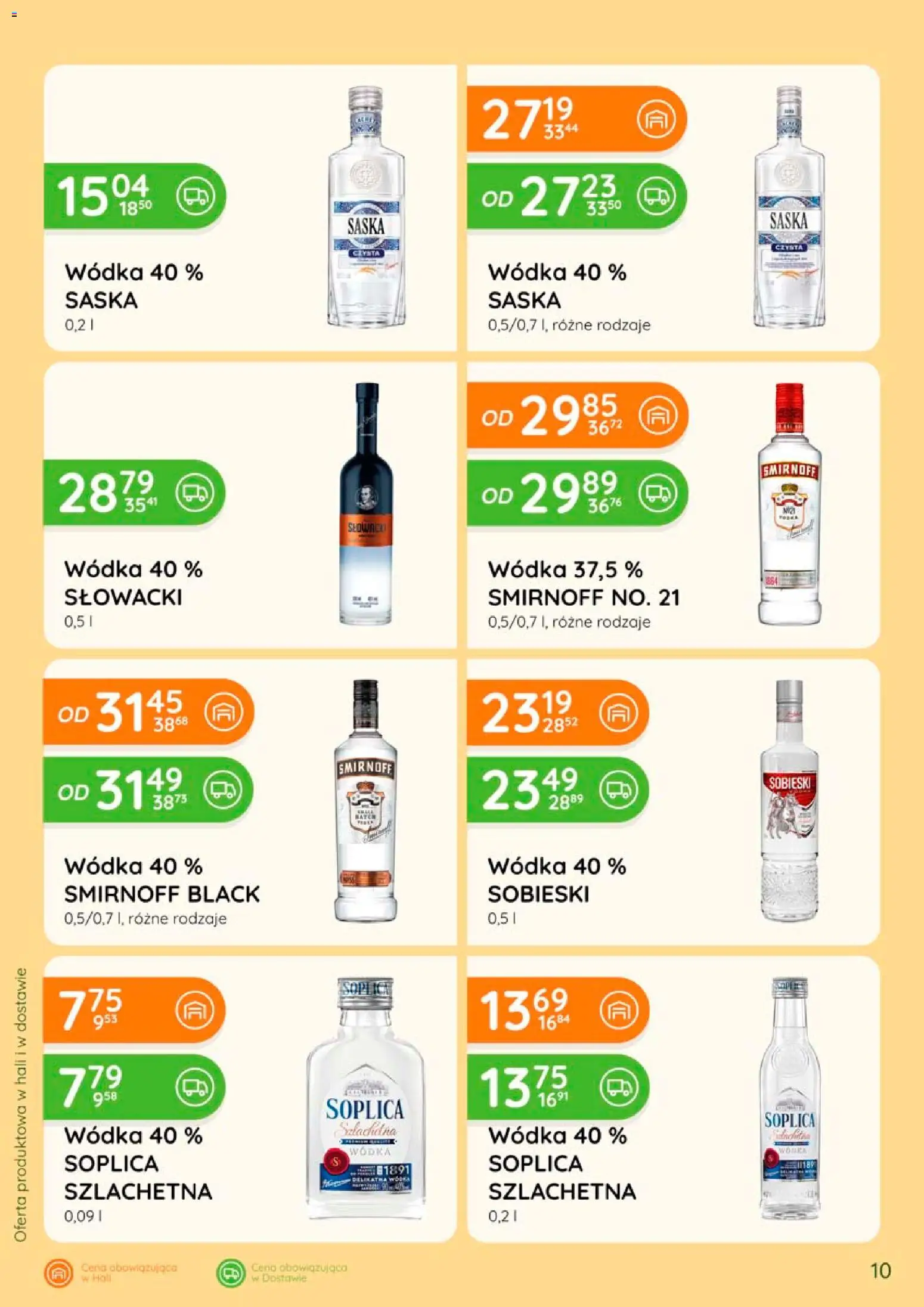 Eurocash gazetka - Katalog Alkoholowy od 01.08.2026 | Strona: 10 | Produkty: Soplica wódka, Wódka