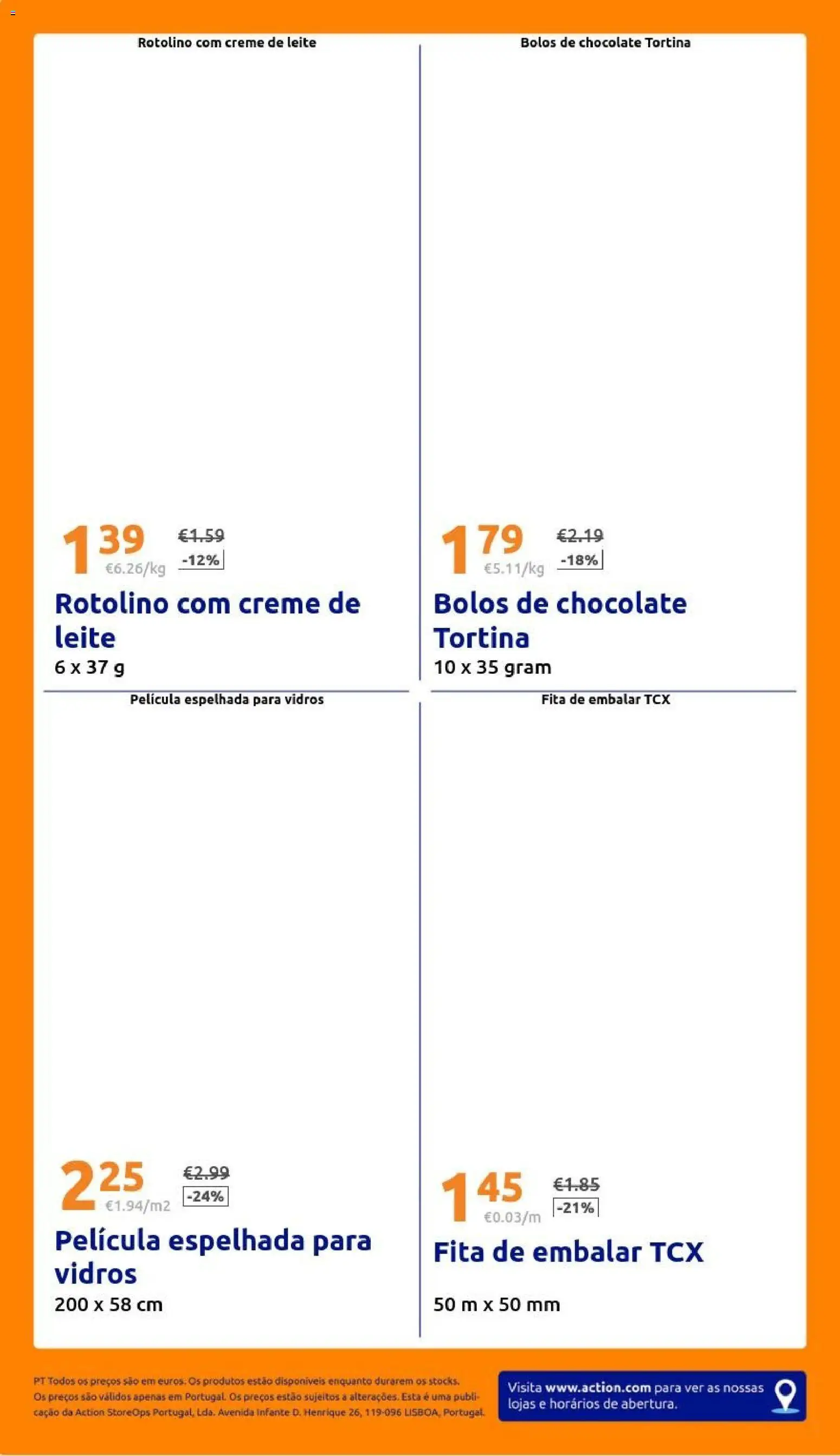 Action folheto │ válido de 12/08/2026 | Página: 22 | Produtos: Leite, Chocolate, Creme de leite, Creme