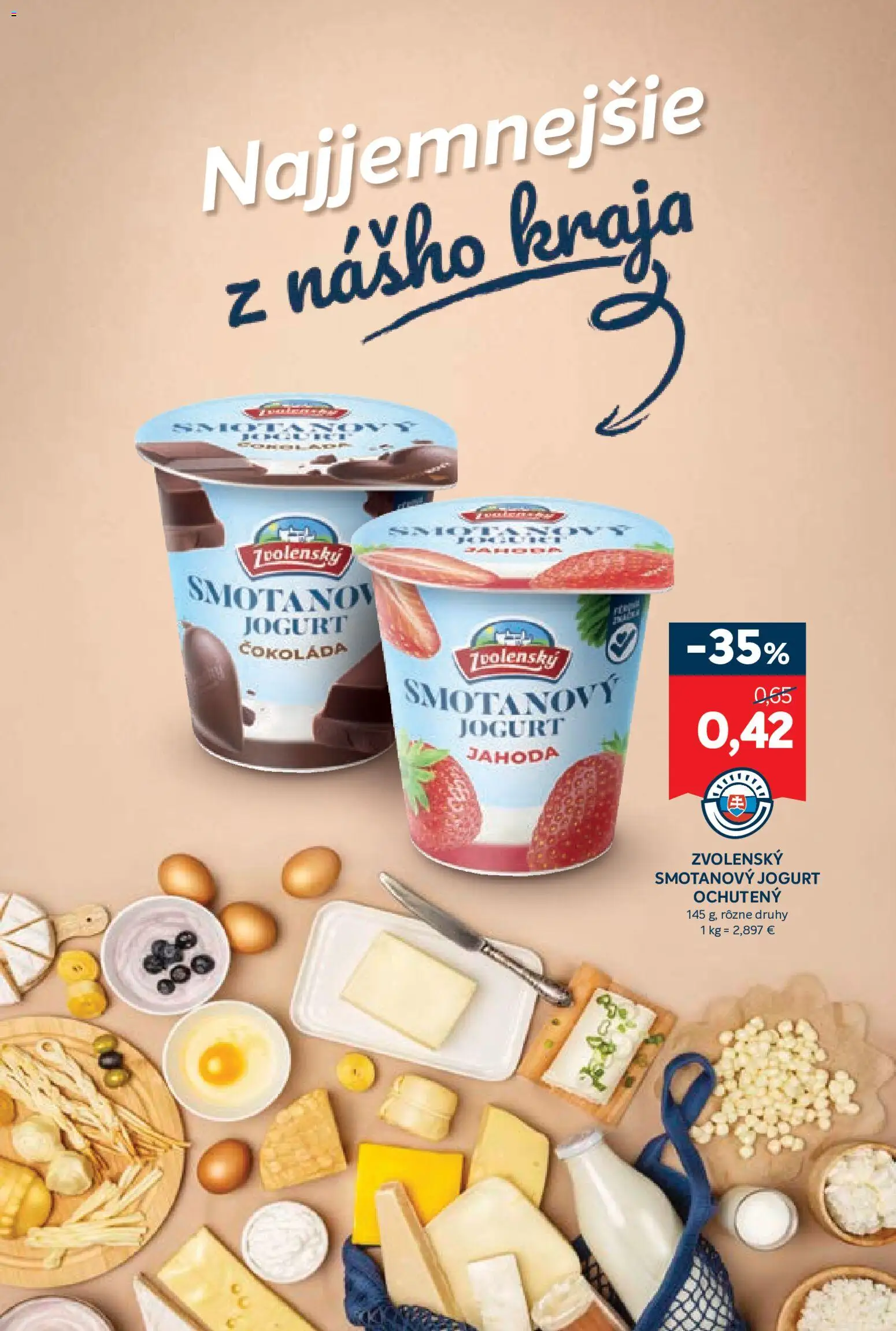 Nové Kraj akcie – leták je platný od 27.08.2026 | Strana: 7 | Produkty: Jogurt, Čokoláda, Smotanový jogurt