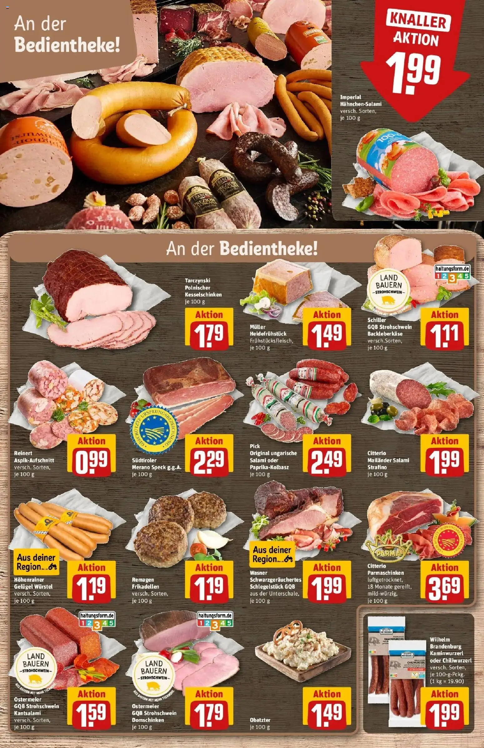 REWE Prospekt ab 14.09.2026 zum Blättern » Angebote | Seite: 8 | Produkte: Salami