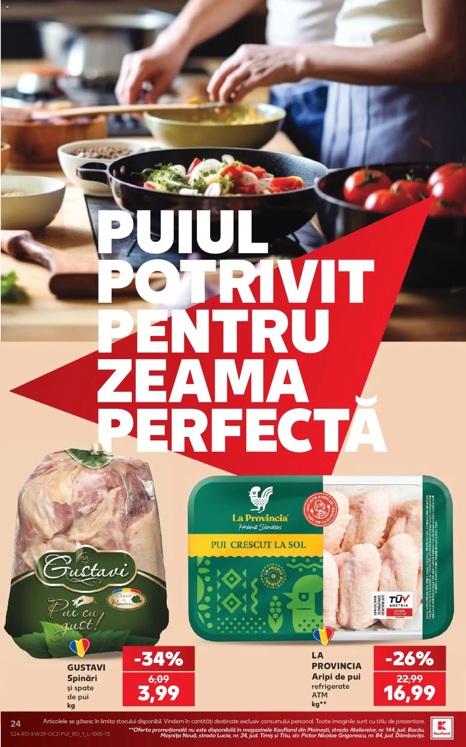Kaufland RO akciós ujság - amely érvényes a következő dátumtól: 2026.07.15. | Oldal: 24
