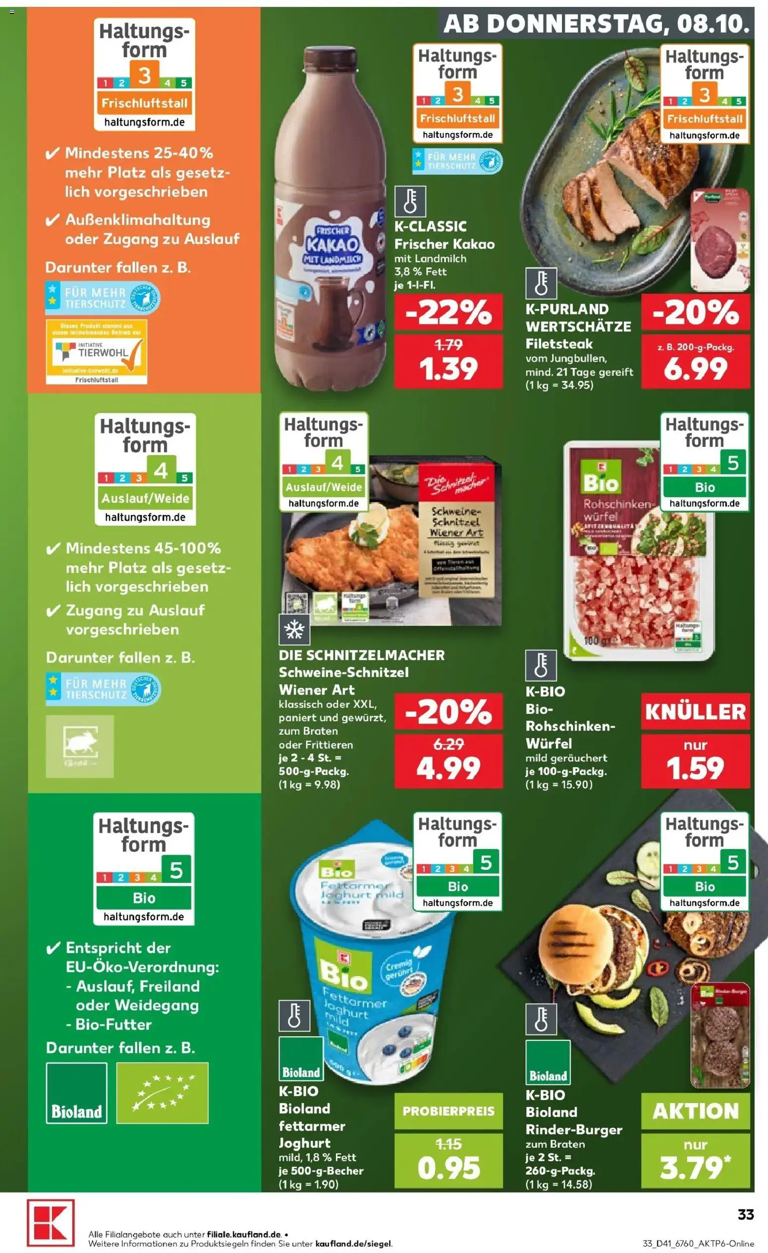 Prospekt Kaufland ab 05.10.2026 » Angebote Online zum Blättern | Seite: 43 | Produkte: Joghurt, Schnitzel