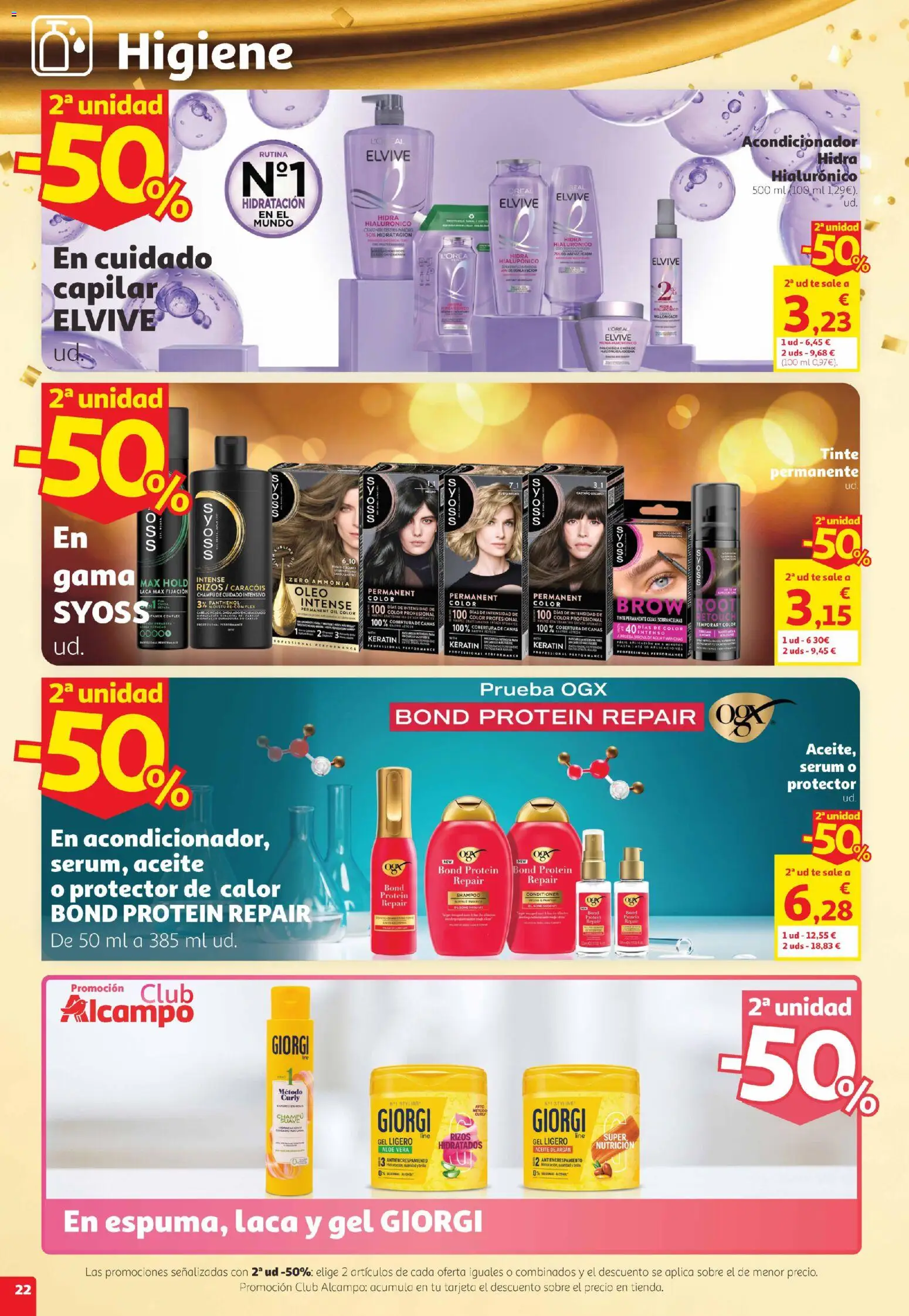 Alcampo folleto Telde │ válido desde el 22/10/2026 | Página: 22 | Productos: Acondicionador, Sérum, Aceite, Aceite de argán