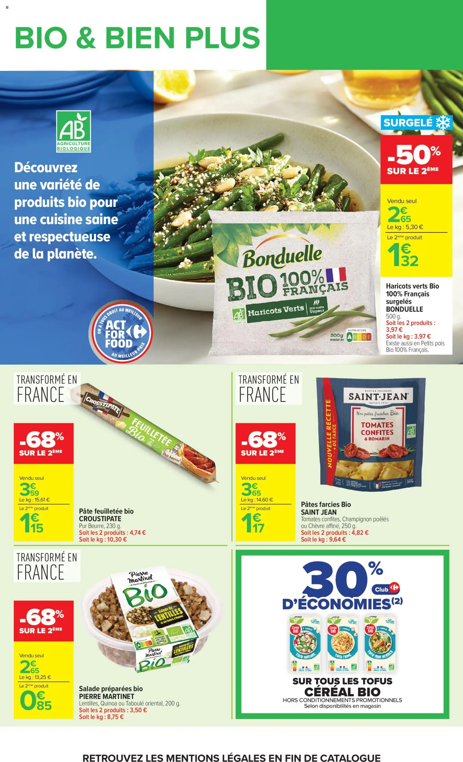{H1} | Page: 12 | Produits: Salade, Pâte feuilletée, Beurre, Tomates