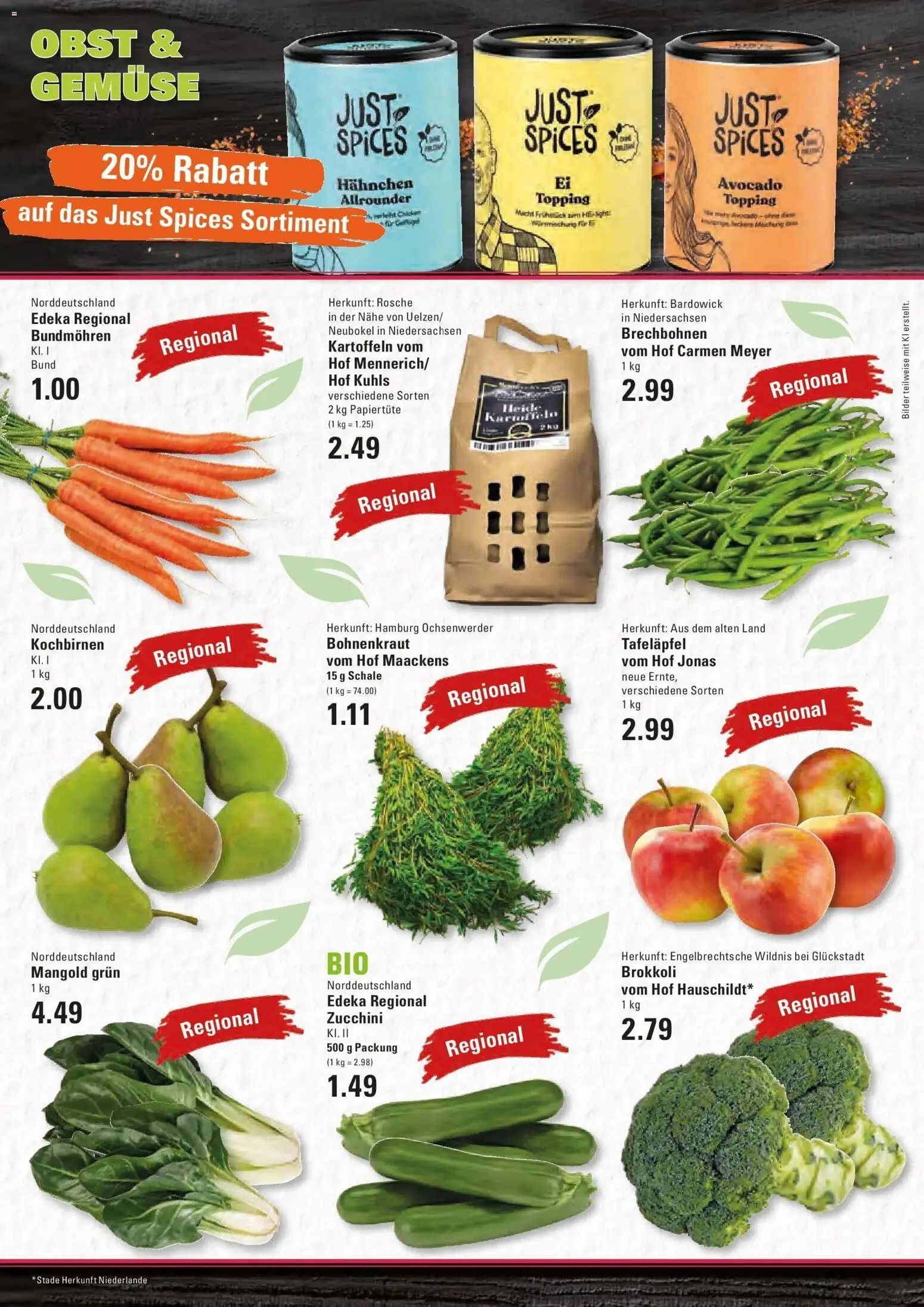 Edeka Prospekt Hamburg (ab 24.08.2026) » Angebote Online | Seite: 2 | Produkte: Hahnchen, Avocado, Kartoffeln, Zucchini