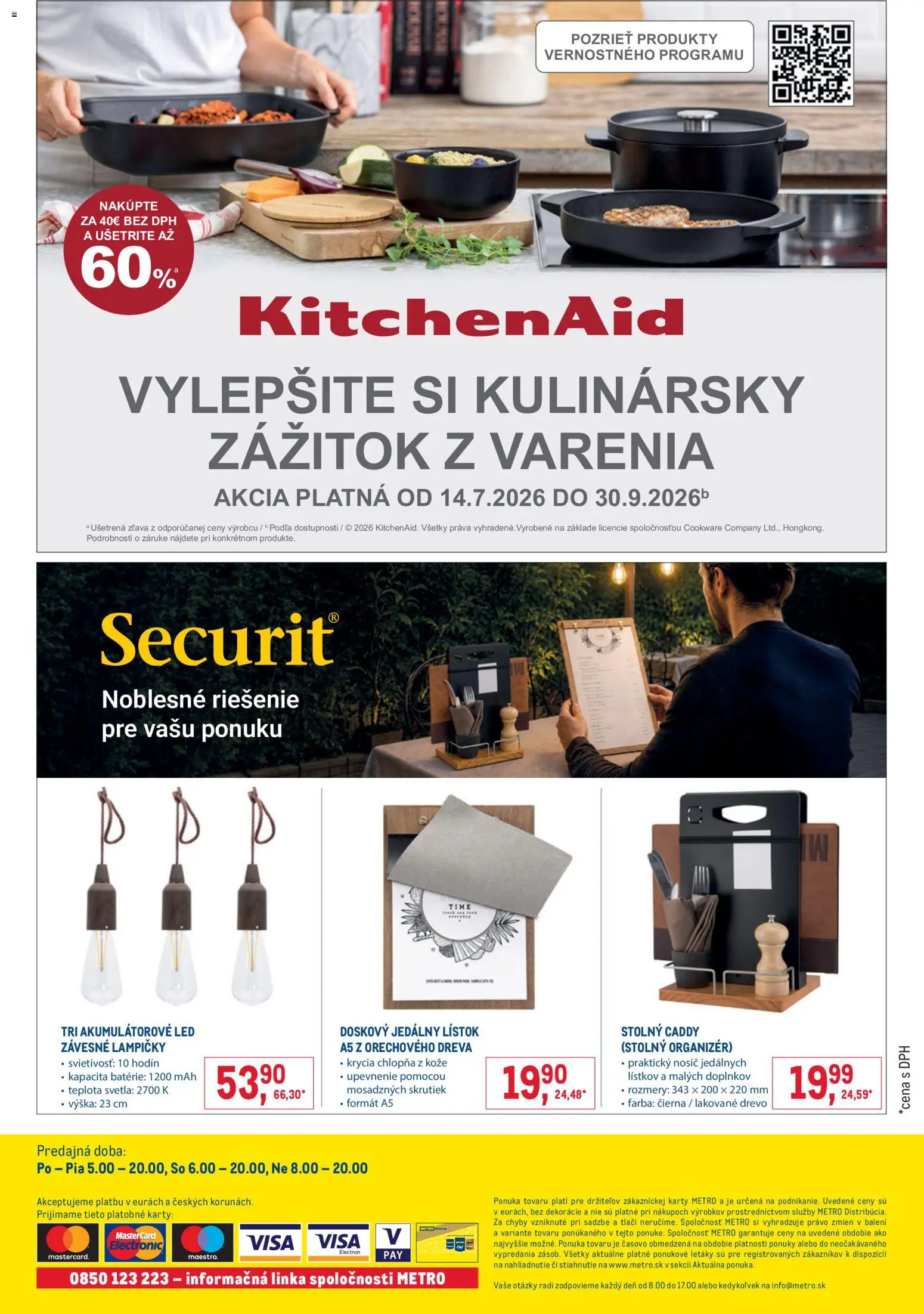 Nové Metro akcie – leták je platný od 15.07.2026 | Strana: 6 | Produkty: Organizér, Led, Svetlá