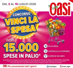 Anteprima del volantino Oasi volantino Spoltore valido a partire dal 02/07/2026