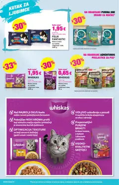 Bipa Katalog - Pregled kataloga iz trgovine Bipa, vrijedi od 20.08.2026 | Stranica: 16 | Proizvodi: Whiskas, Umak, Briketi, Sastojci