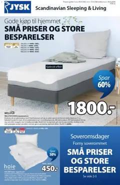 Forhåndsvisning av JYSK kundeavis gyldig fra 05/10/2026