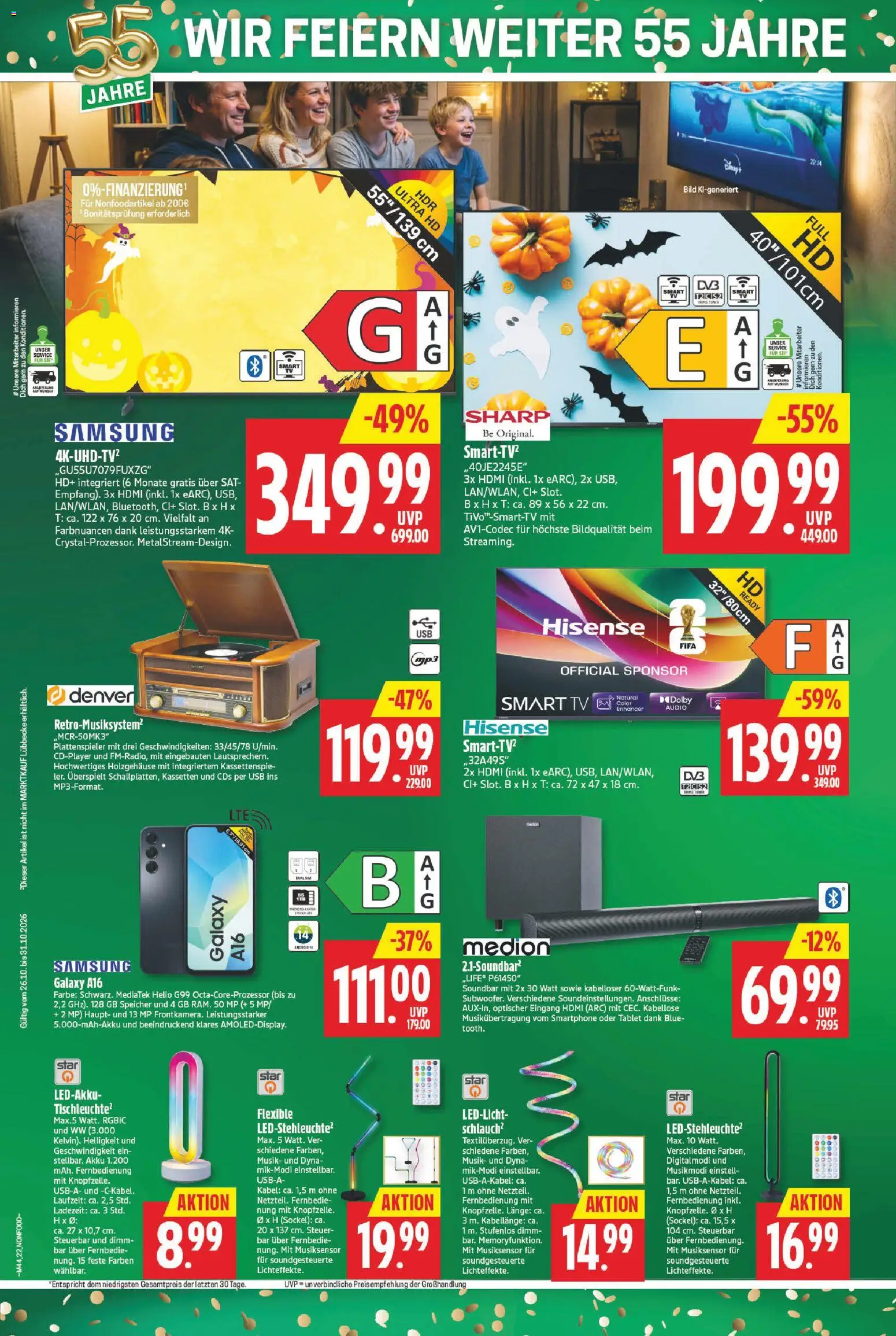 Marktkauf Prospekt – gültig ab 26.10.2026 | Seite: 26 | Produkte: Kabel, Plattenspieler, USB, Samsung