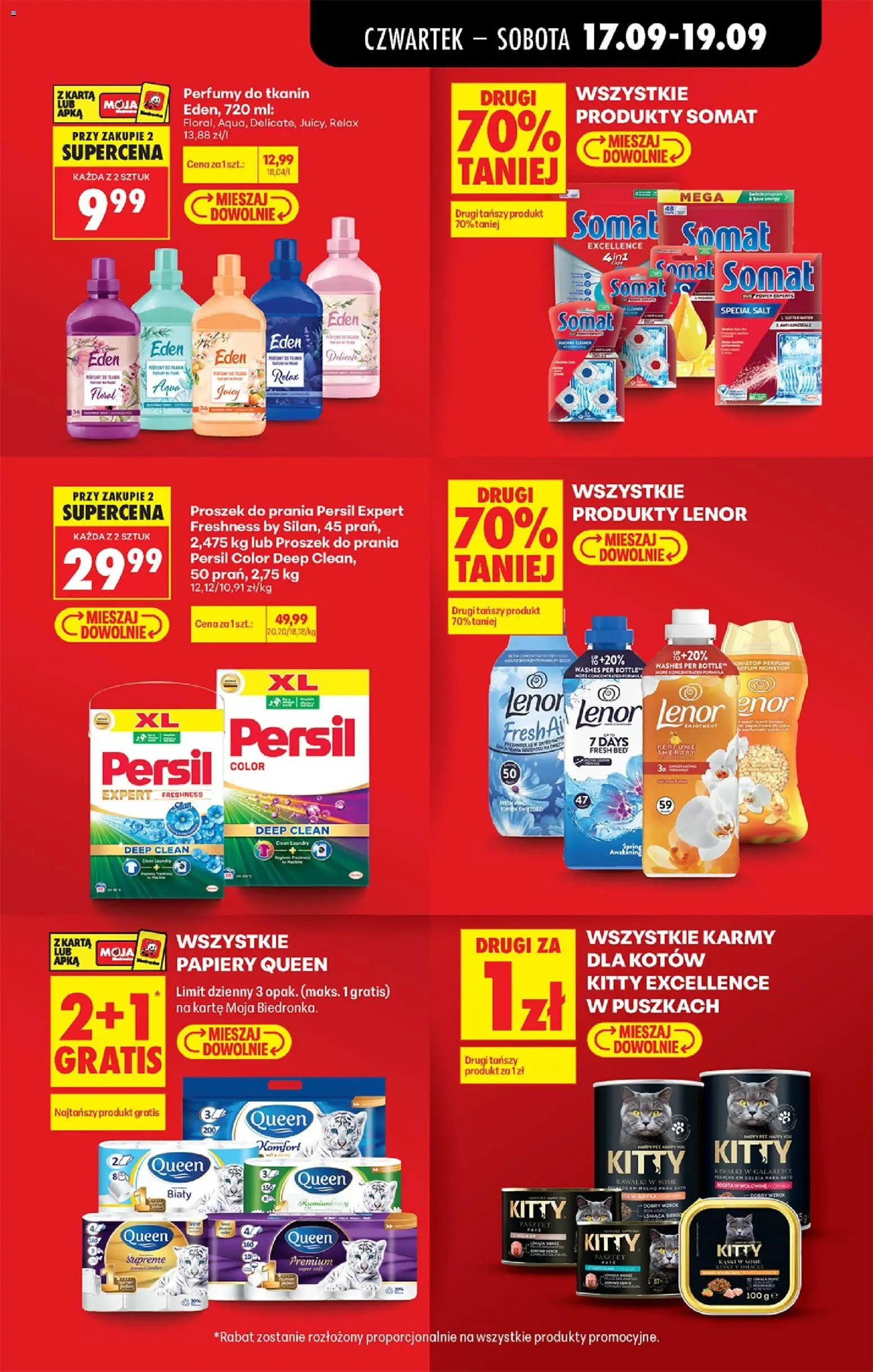 Biedronka gazetka od czwartku od 17.09.2026 | Strona: 23 | Produkty: Proszek, Persil, Proszek do prania, Detergent