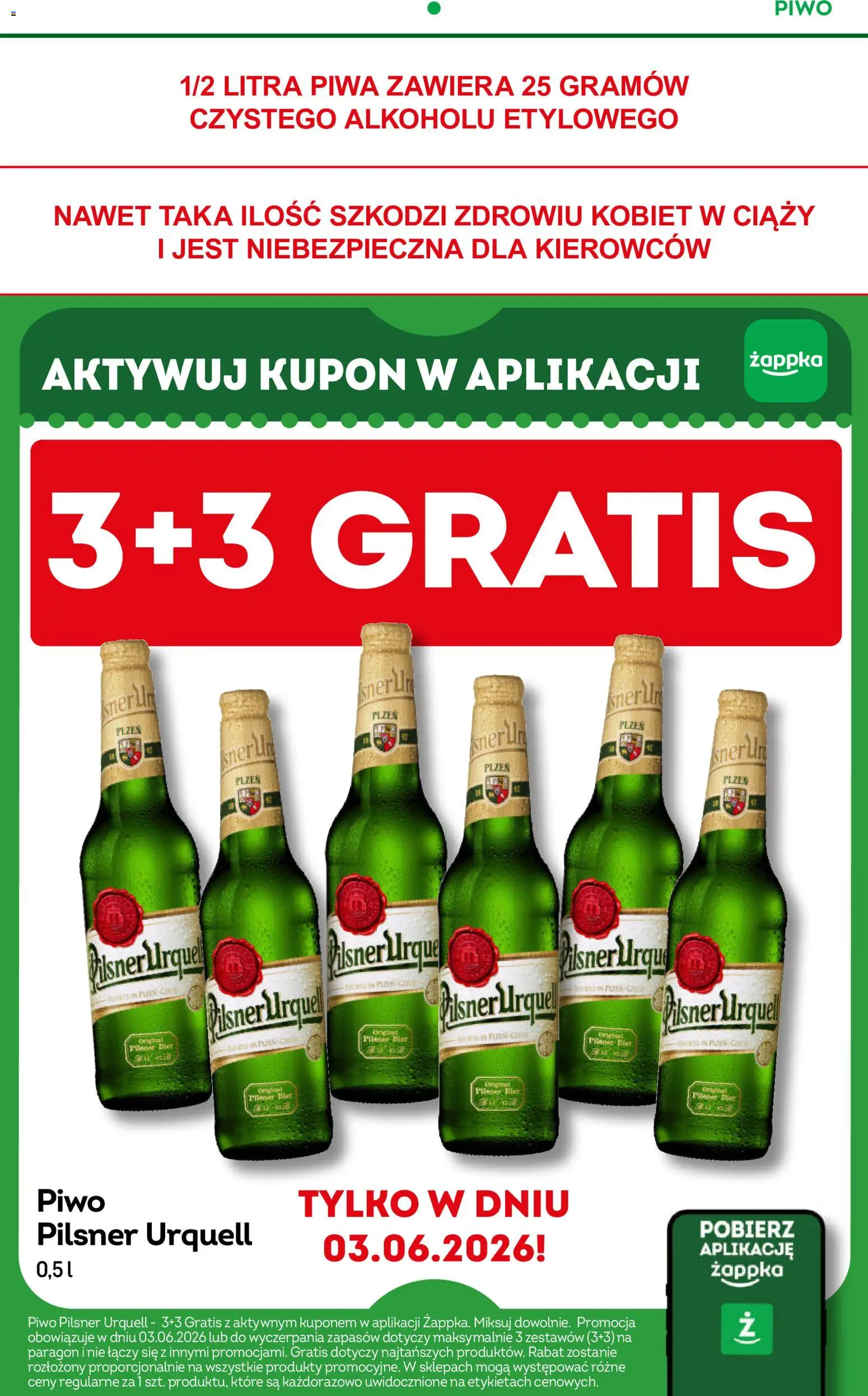 Żabka gazetka od 03.06.2026 | Strona: 4 | Produkty: Piwo