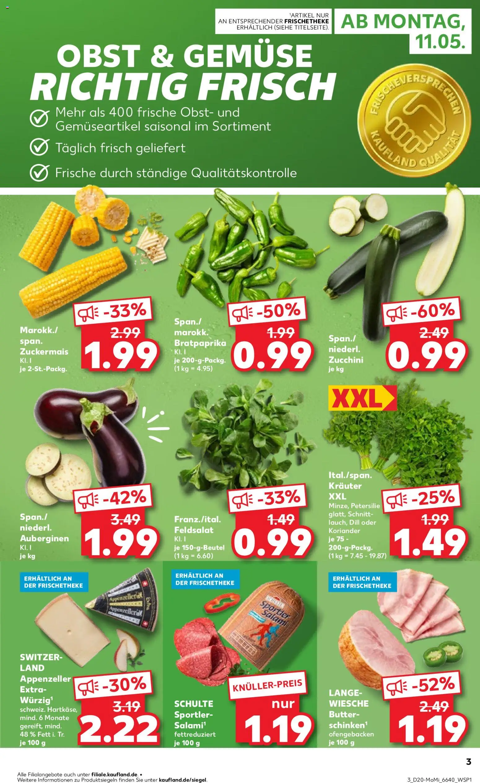 Kaufland Německo leták - Angebote ab Montag od 11.05.2026 | Strana: 3