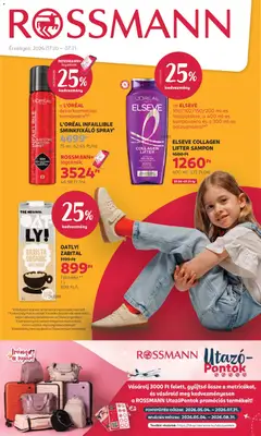 Rossmann akciós újság - amely érvényes a következő dátumtól: 2026.07.20.