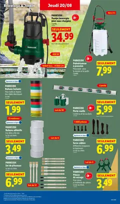 LIDL - Prévisualisation de LIDL catalogue valide à partir de 20/08/2026 | Page: 39